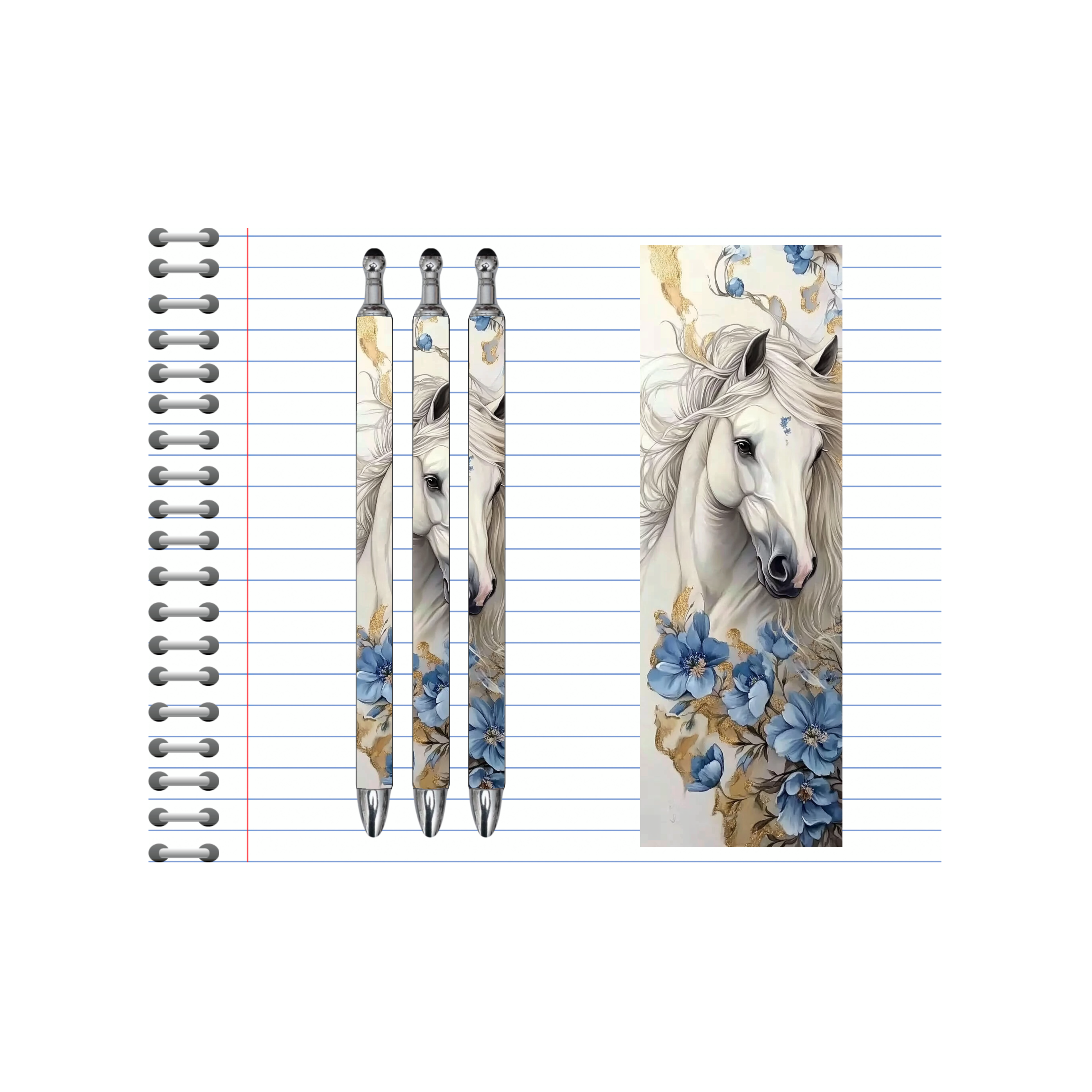 Refillable Pens, Horse Images multiple options and Images available