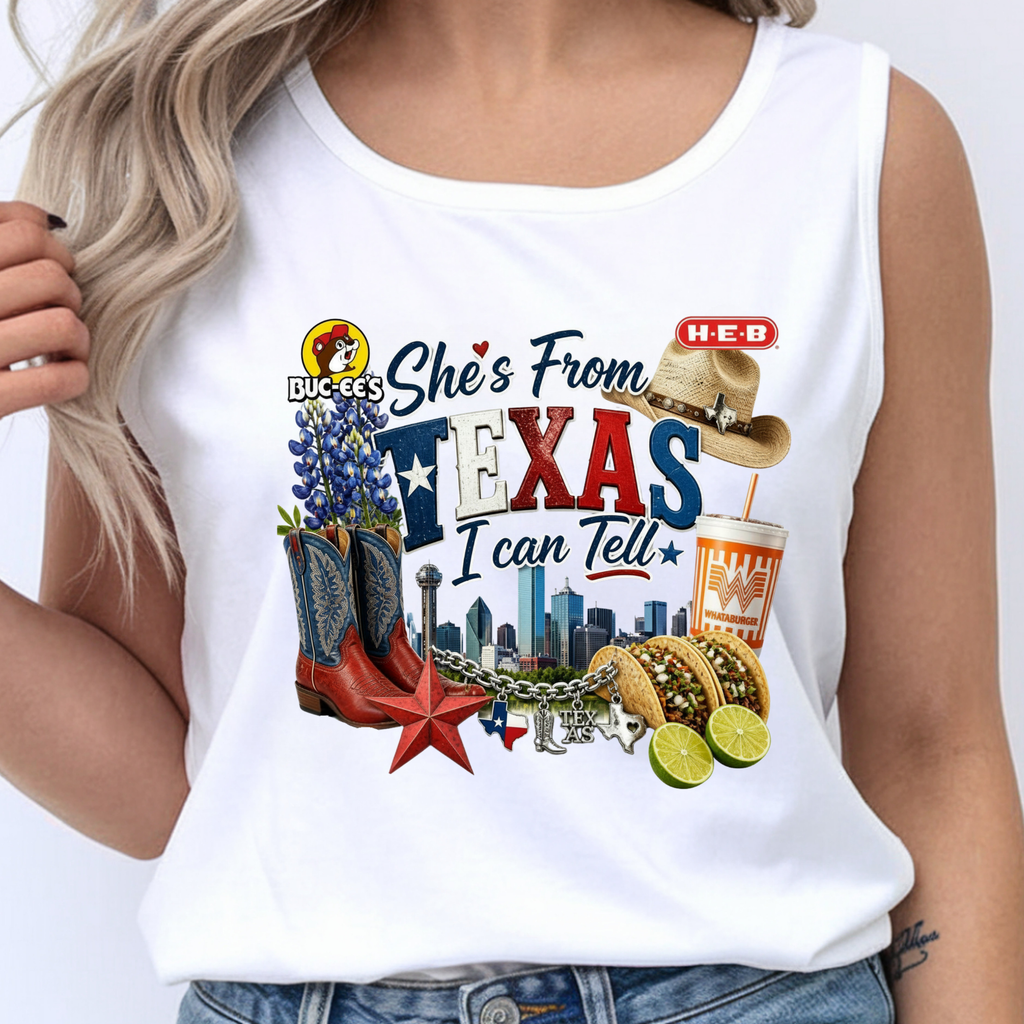 She's From Texas Tank Top