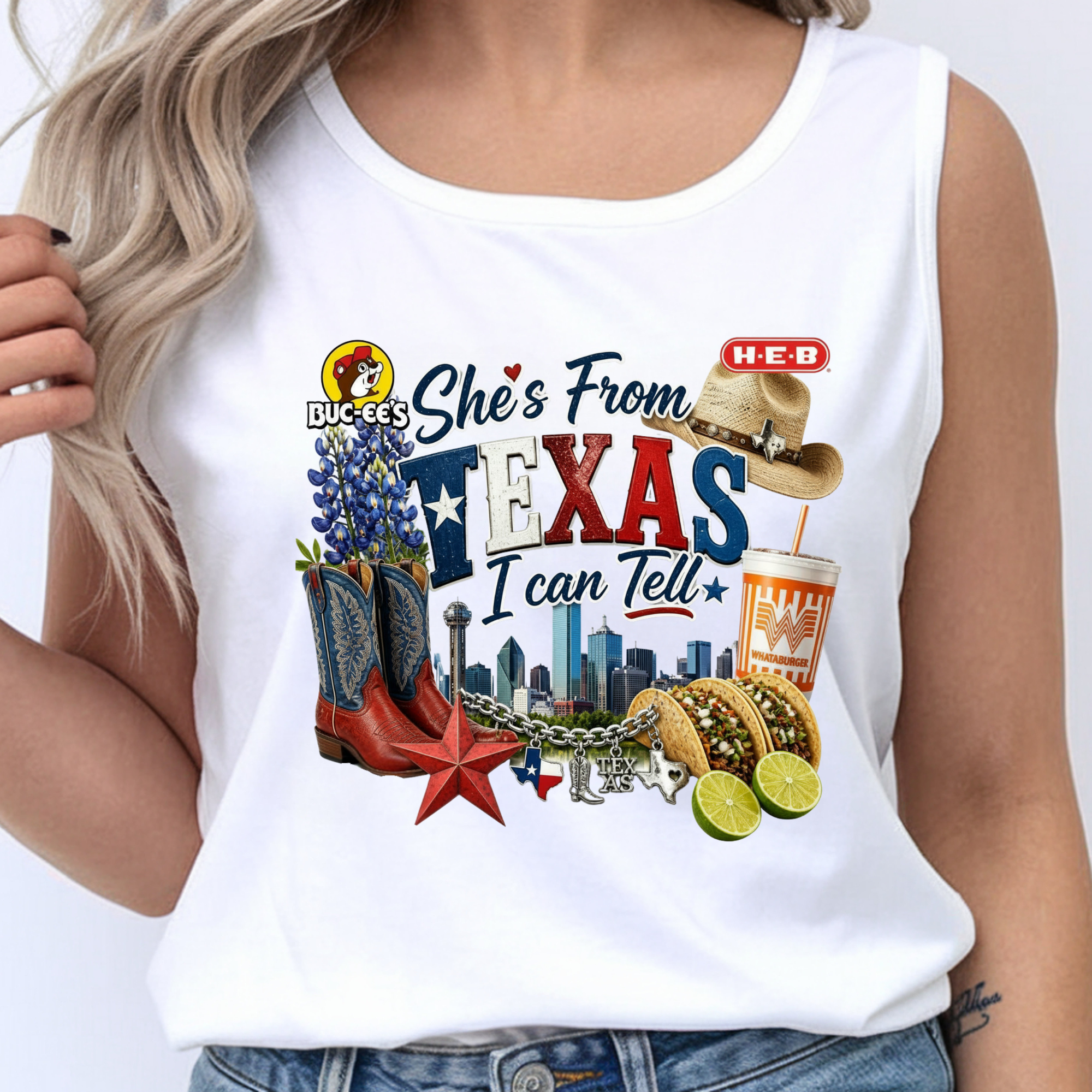 She's From Texas Tank Top