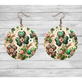 Floral Shamrock Elegance Earrings