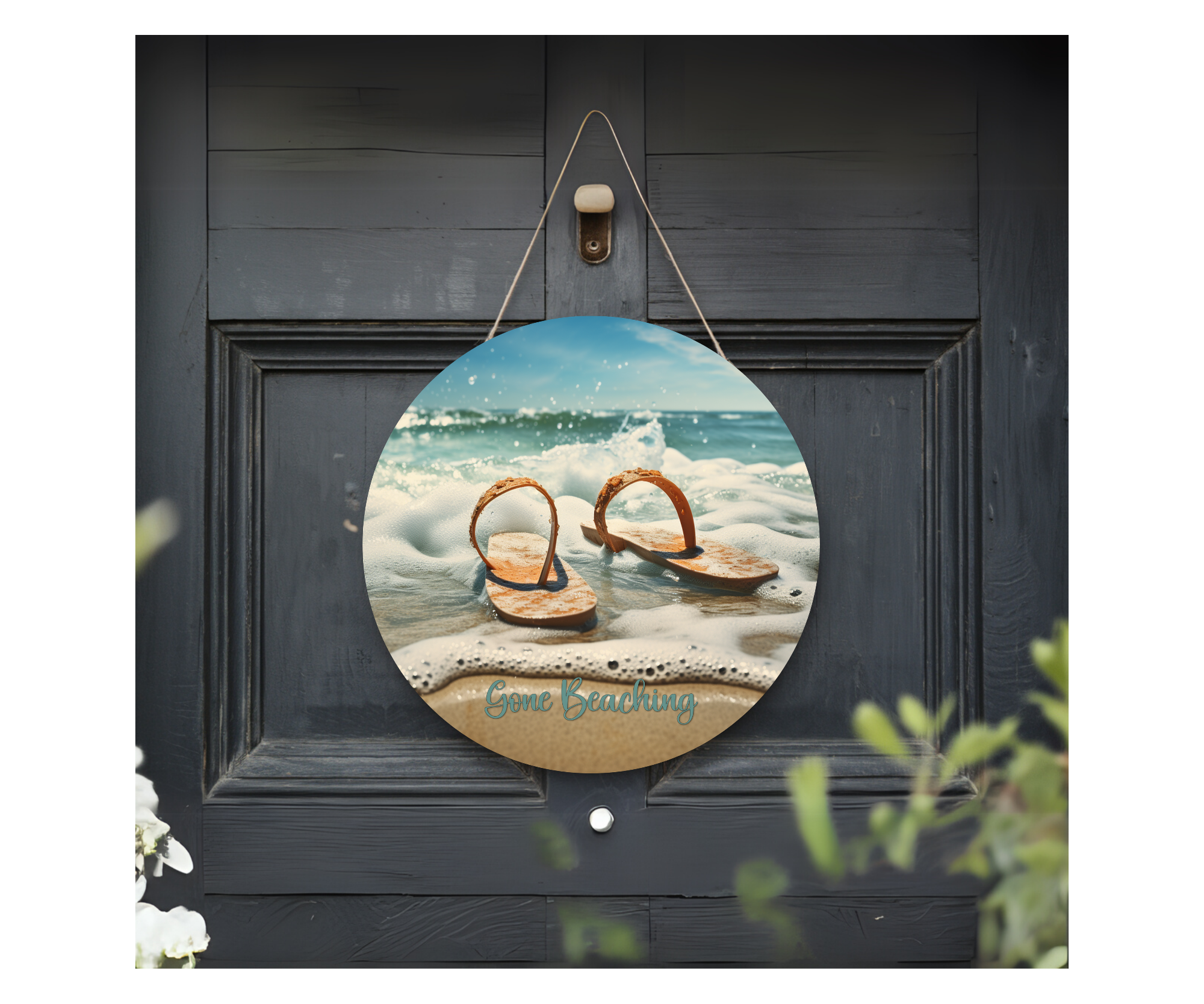 Salty Air Welcome Door Signs