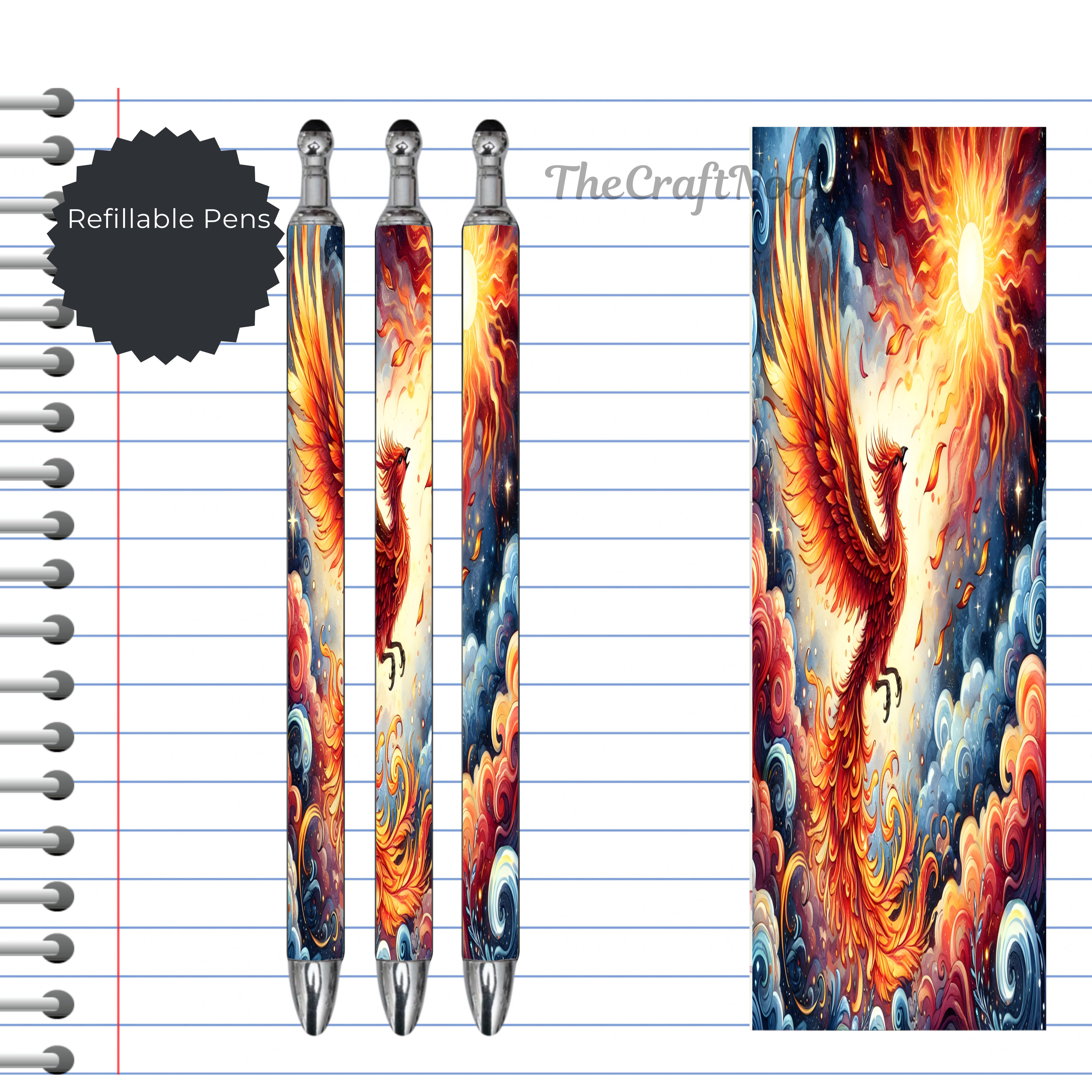 Phoenix Refillable Pens, multiple options and Images available.