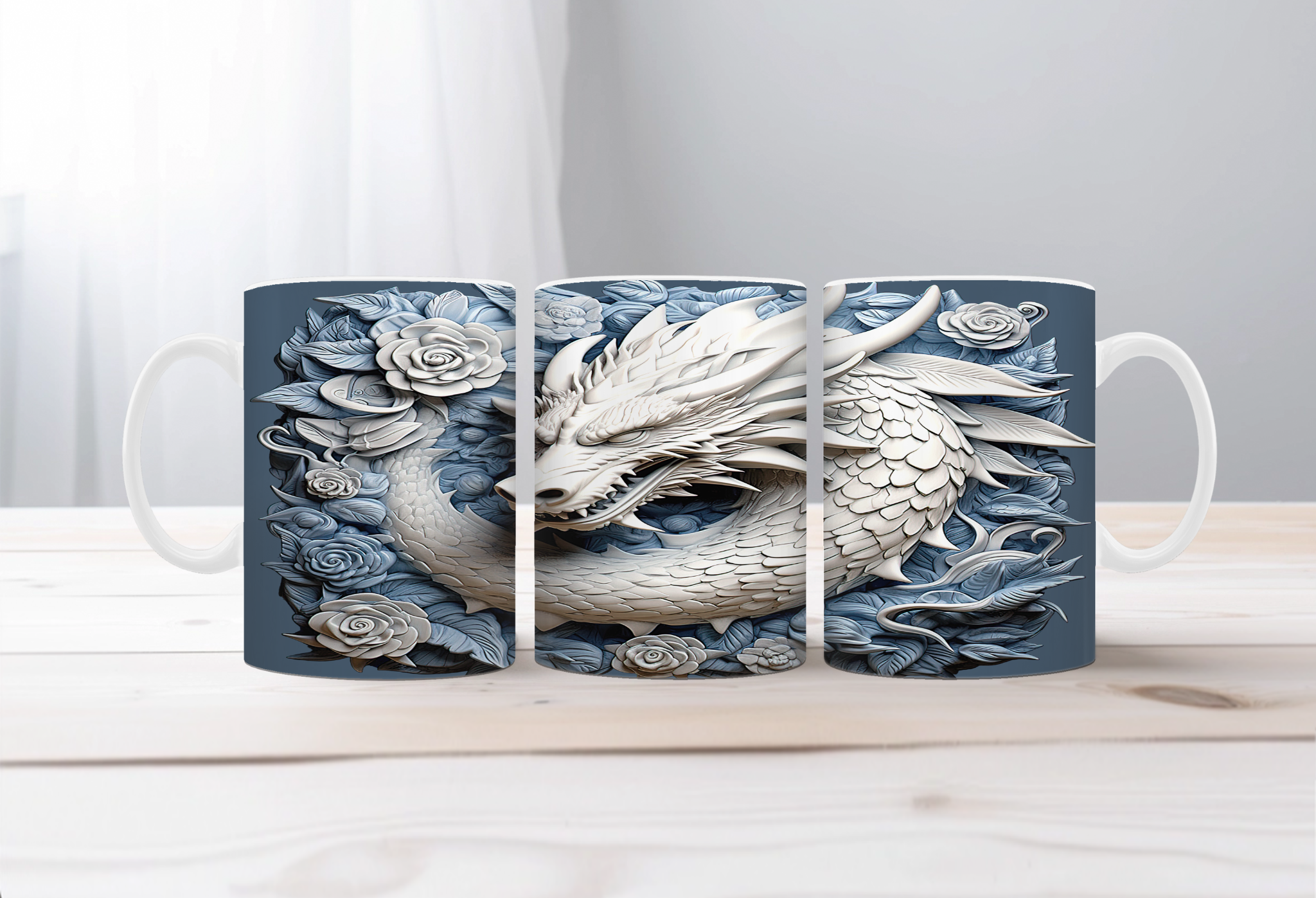 Majestic Dragon Scales Coffee Mug