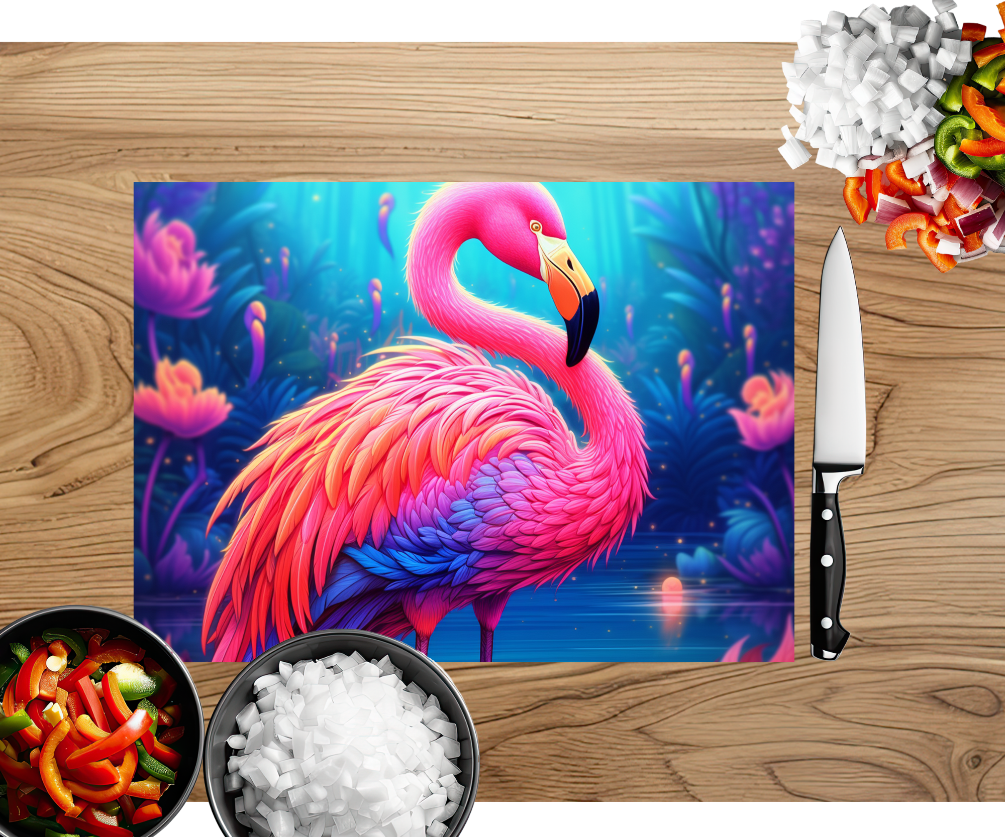 Flamingle & Chop Cutting Boards