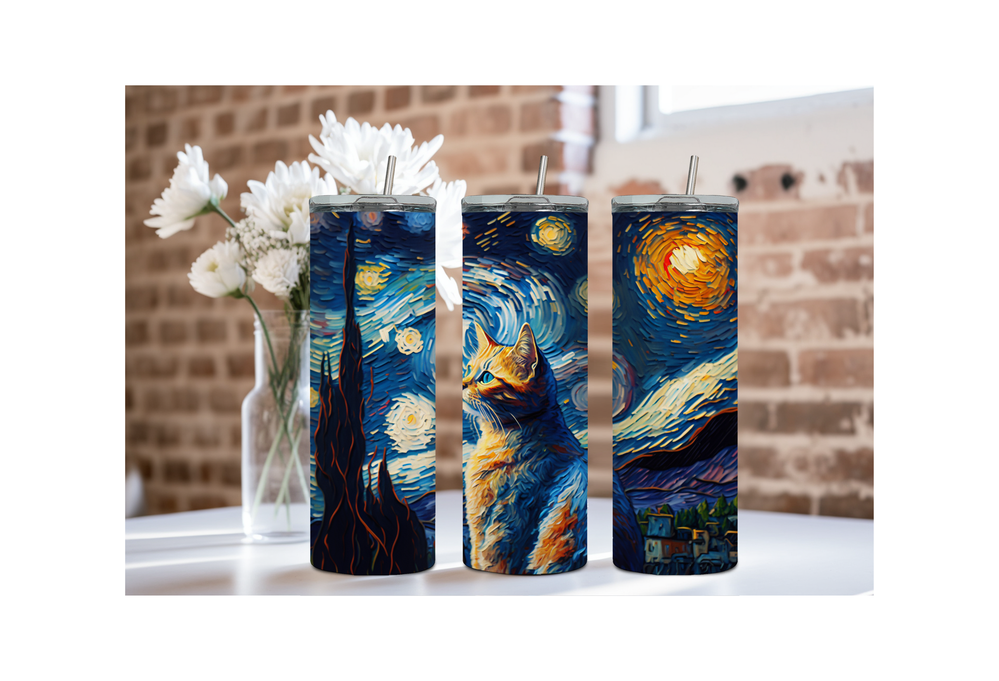 20 oz Sip with Cattitude tumbler