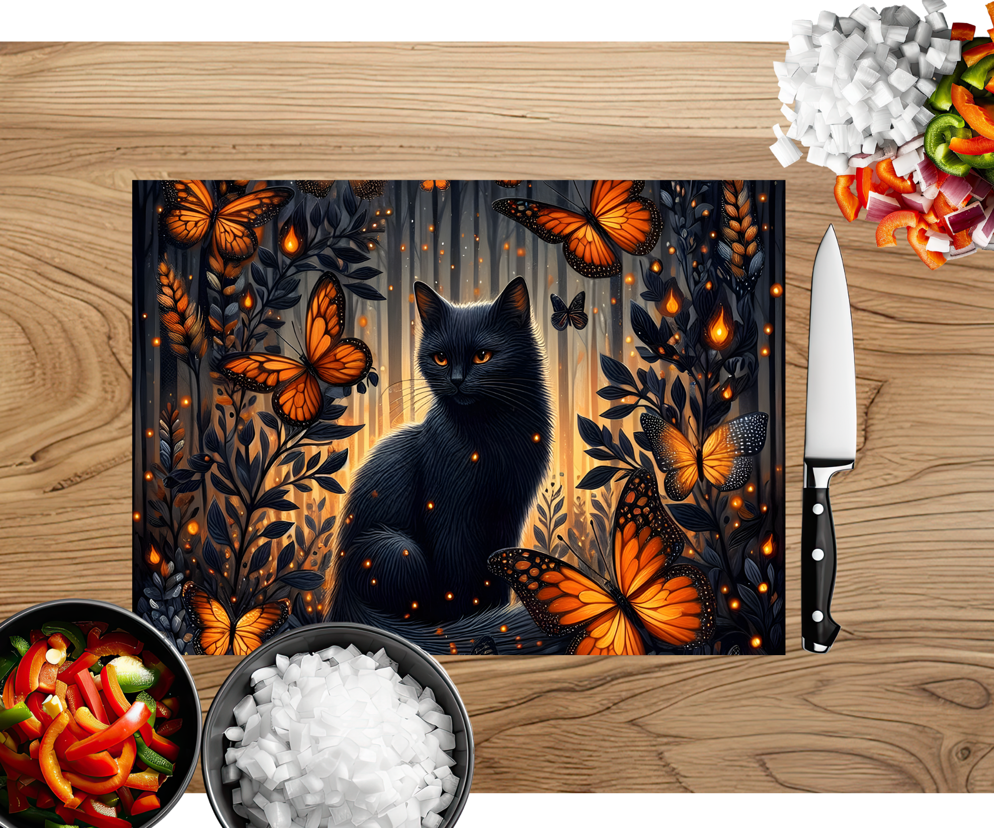 Purrfect Prep Cutting Board