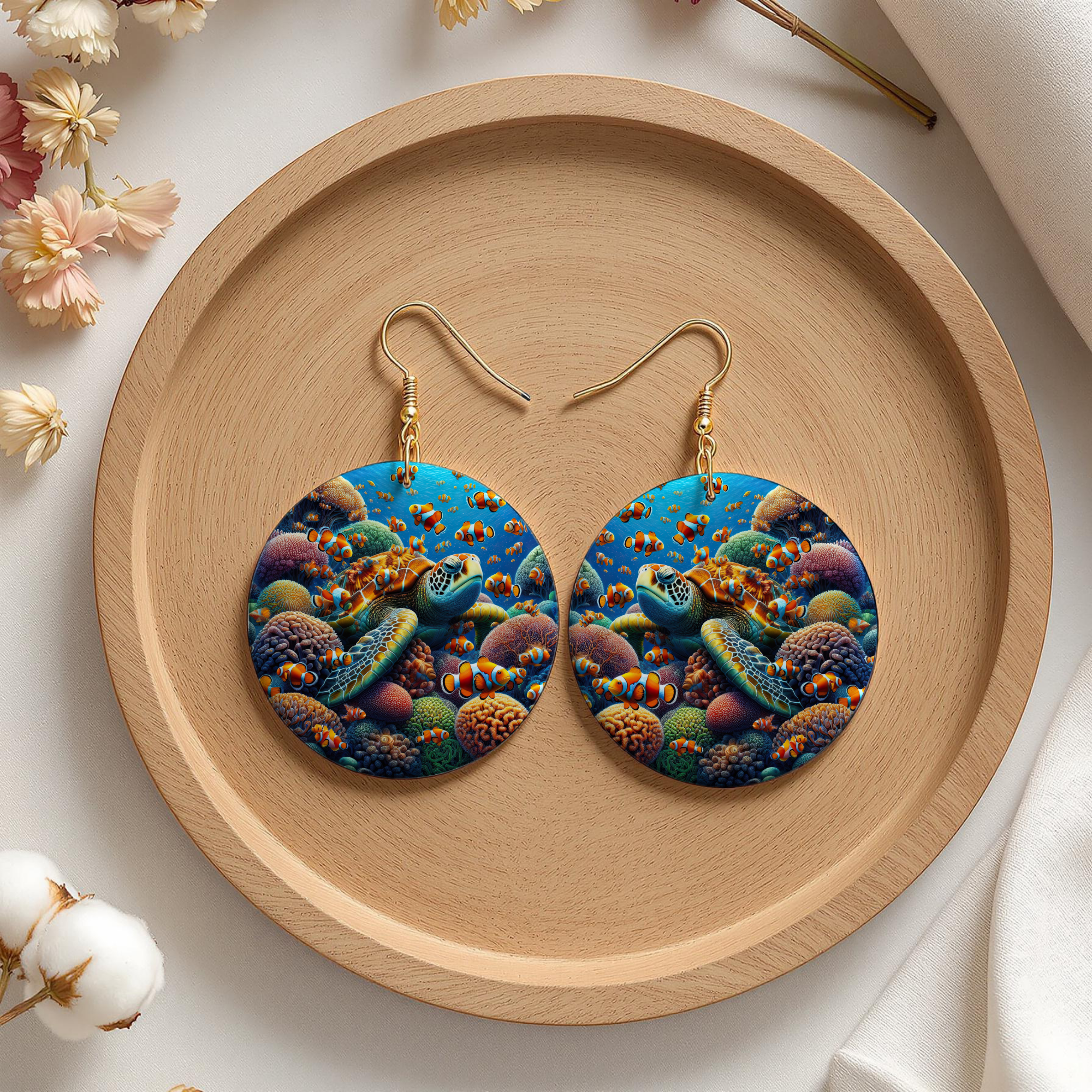 Sea Turtle Earrings — Choose Your Design