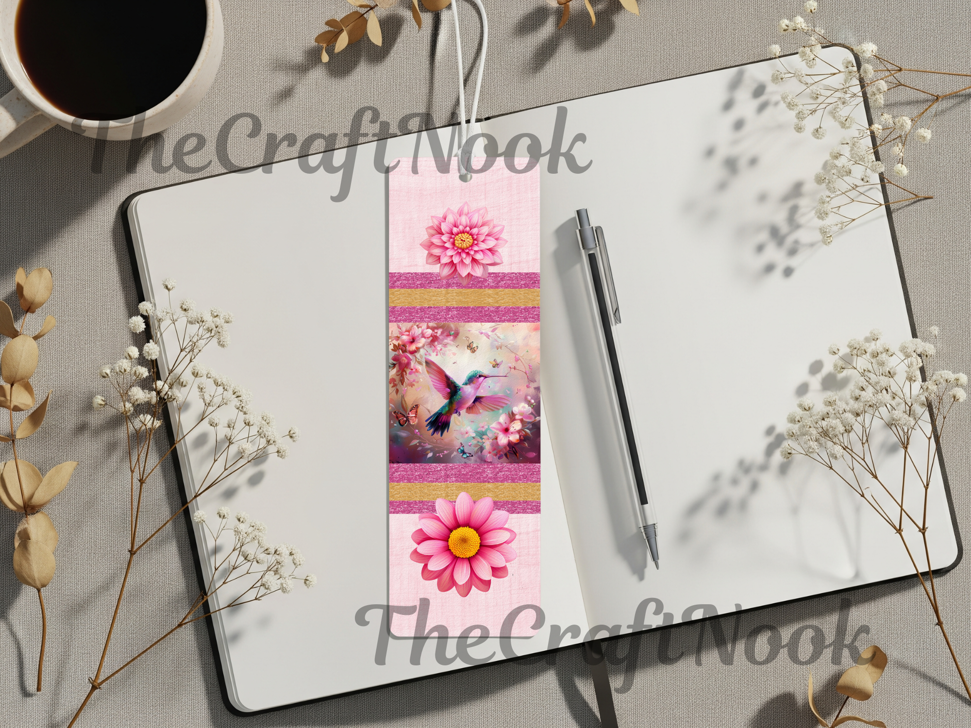 Aluminum Metal Bookmarks, Hummingbird Images Let your next chapter bloom. 🌺✨