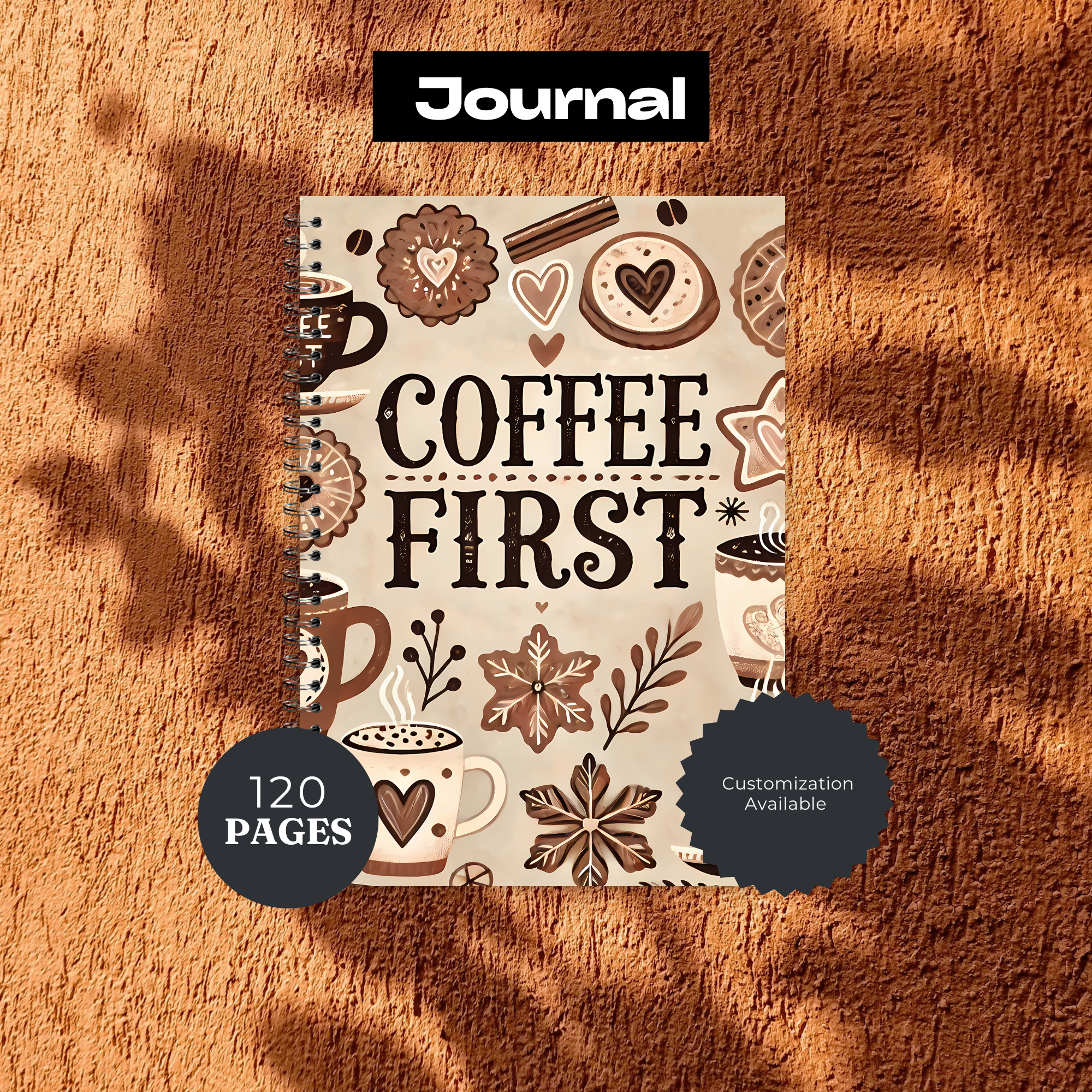 Brew‑tiful Thoughts Coffee Journal