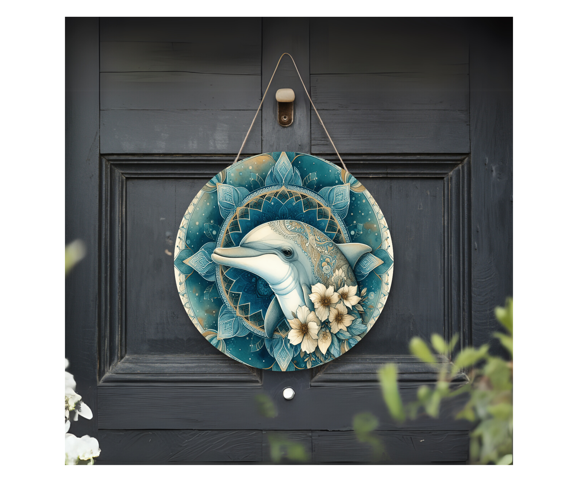 Make a Splash Dolphin Door Signs, Multiple images options.
