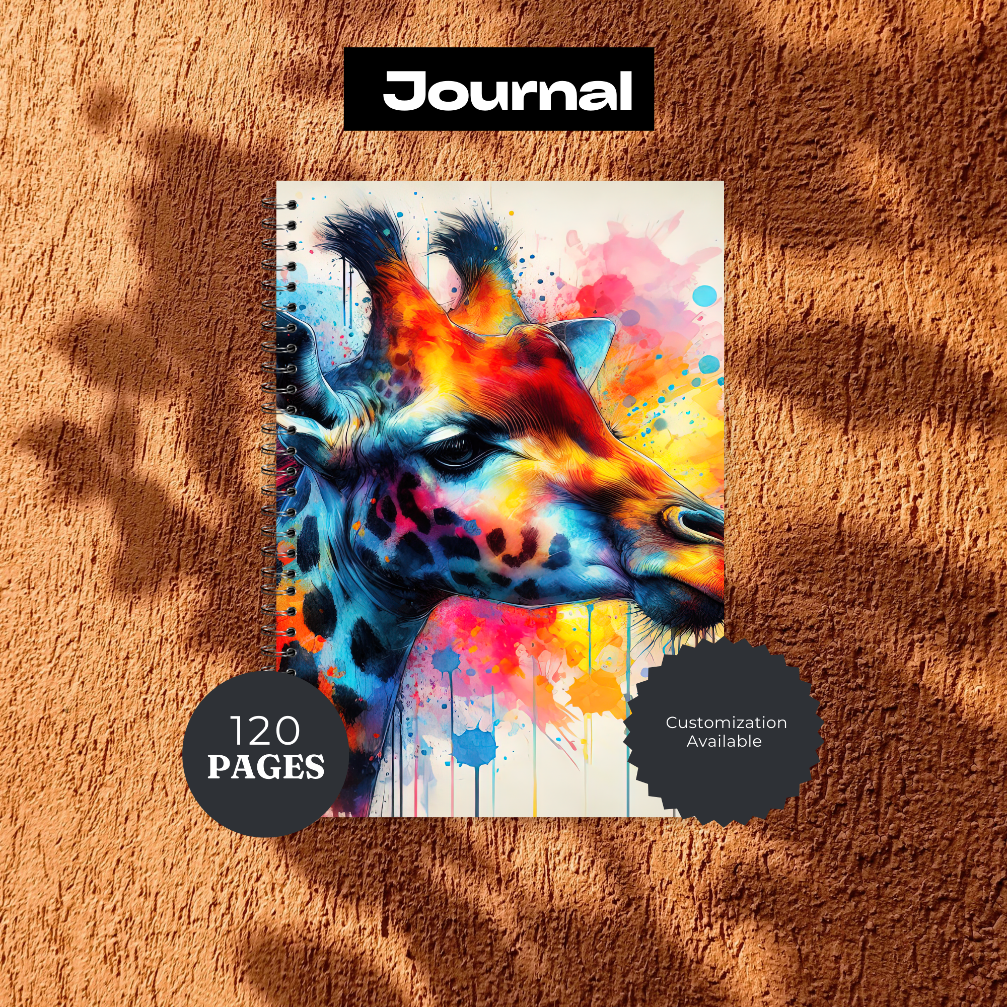 Tall & Kind Giraffe Writing Journal