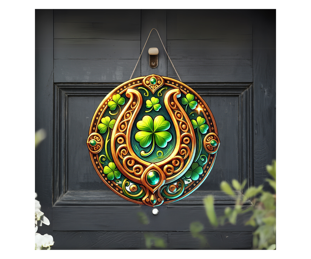 Lucky Charm Front Door Sign – St. Patrick’s Day Edition