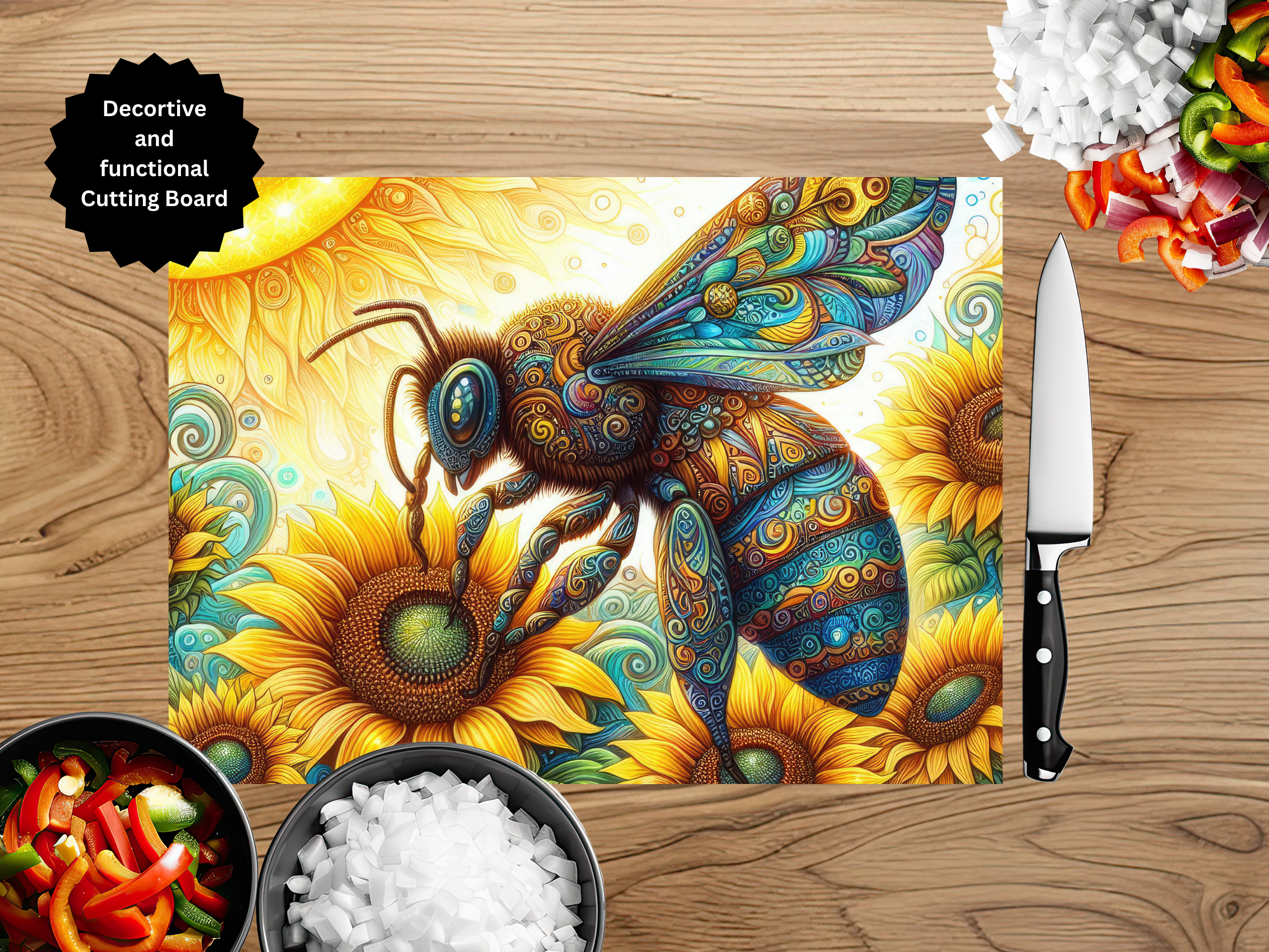 Honeybee Cutting board