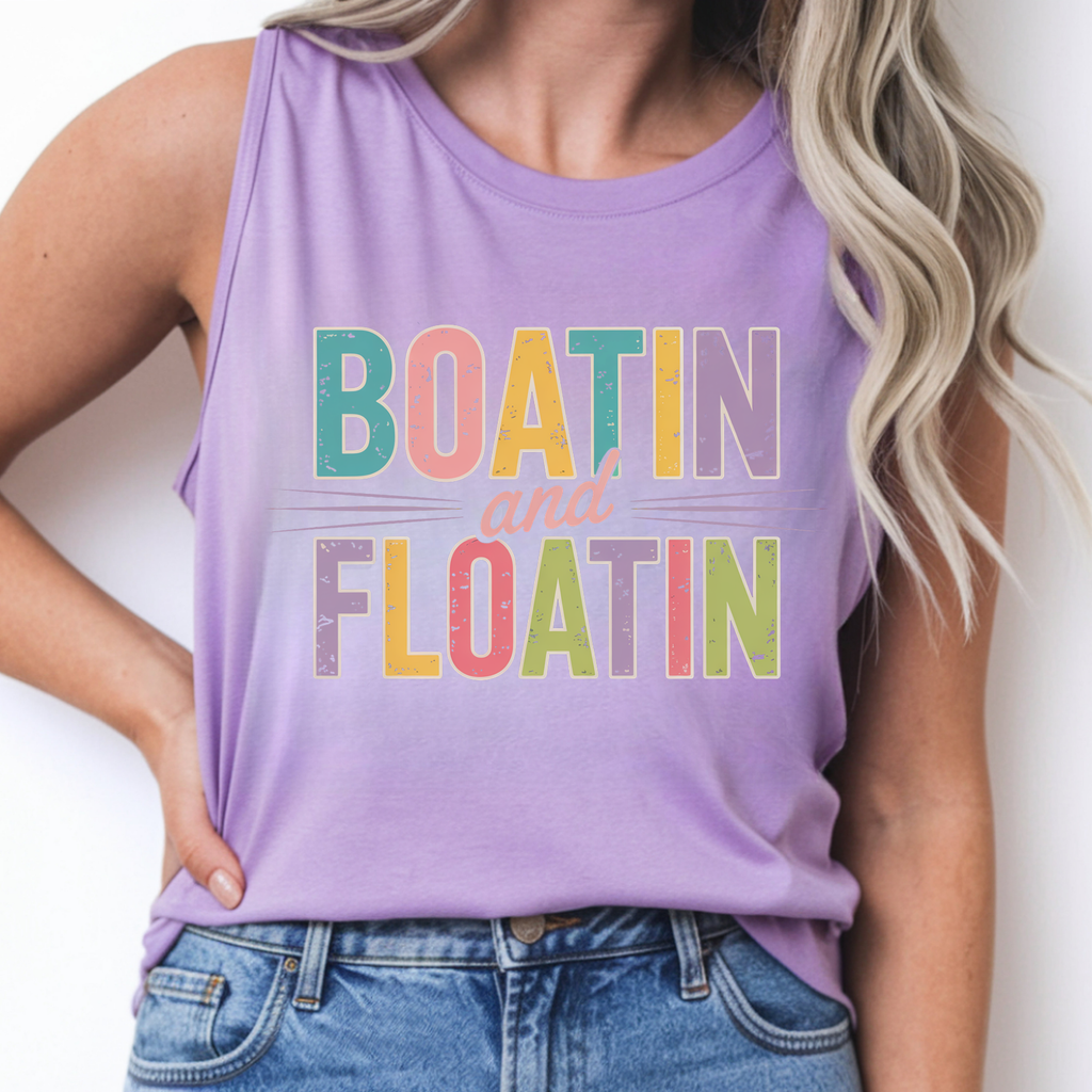 Boatin' and Floatin' Tank Top