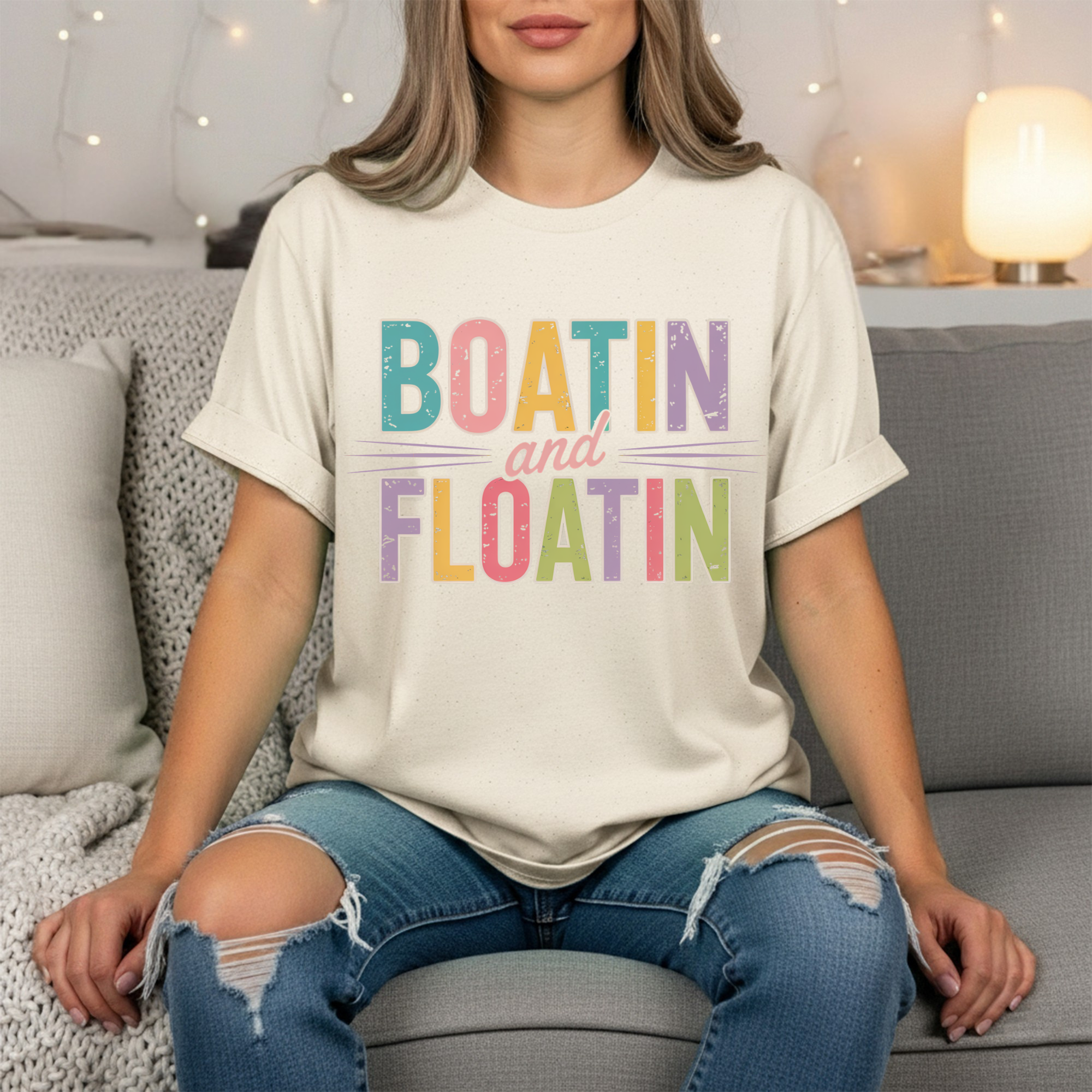 Boatin' and Floatin' Graphic Tee