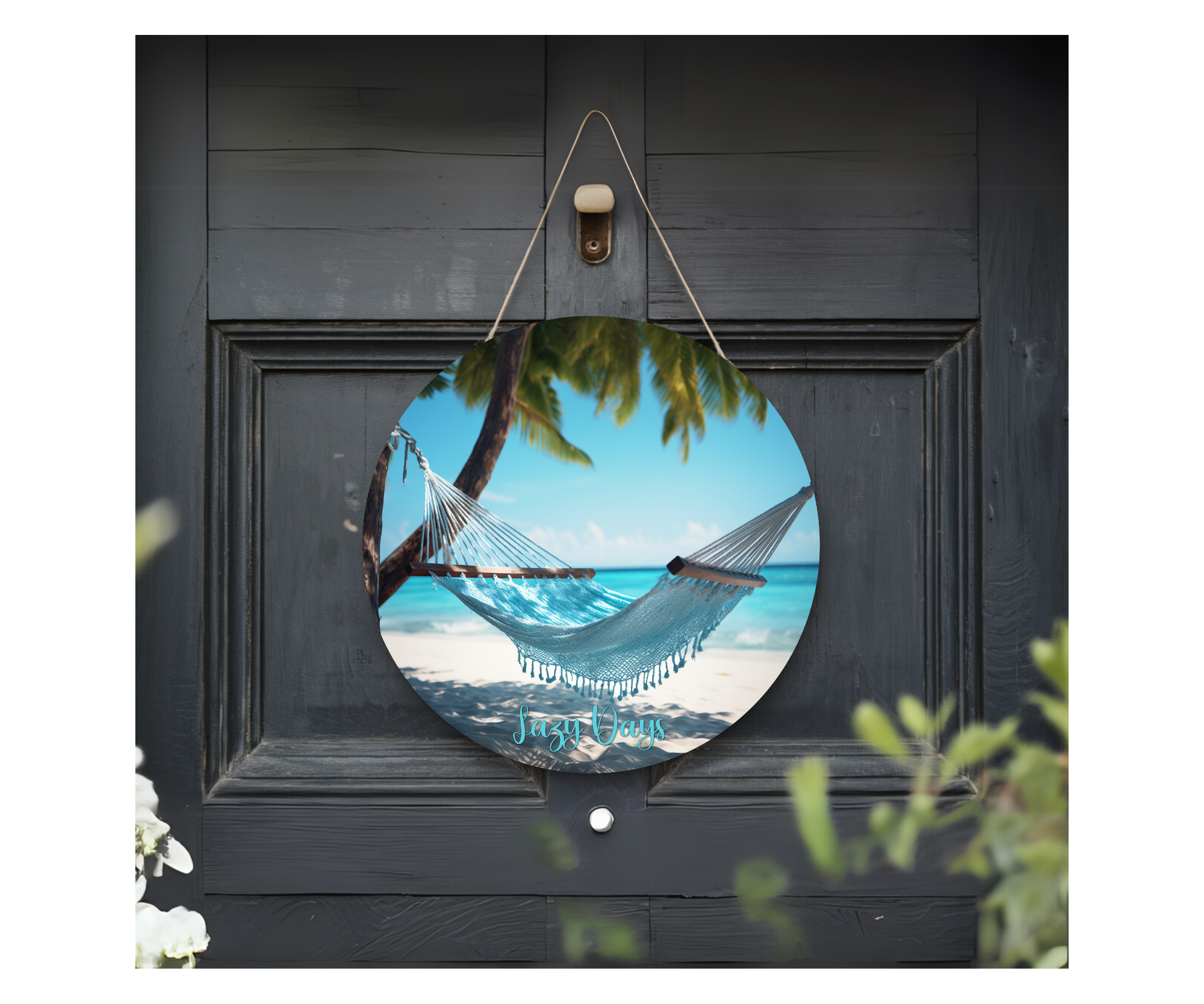 Salty Air Welcome Door Signs