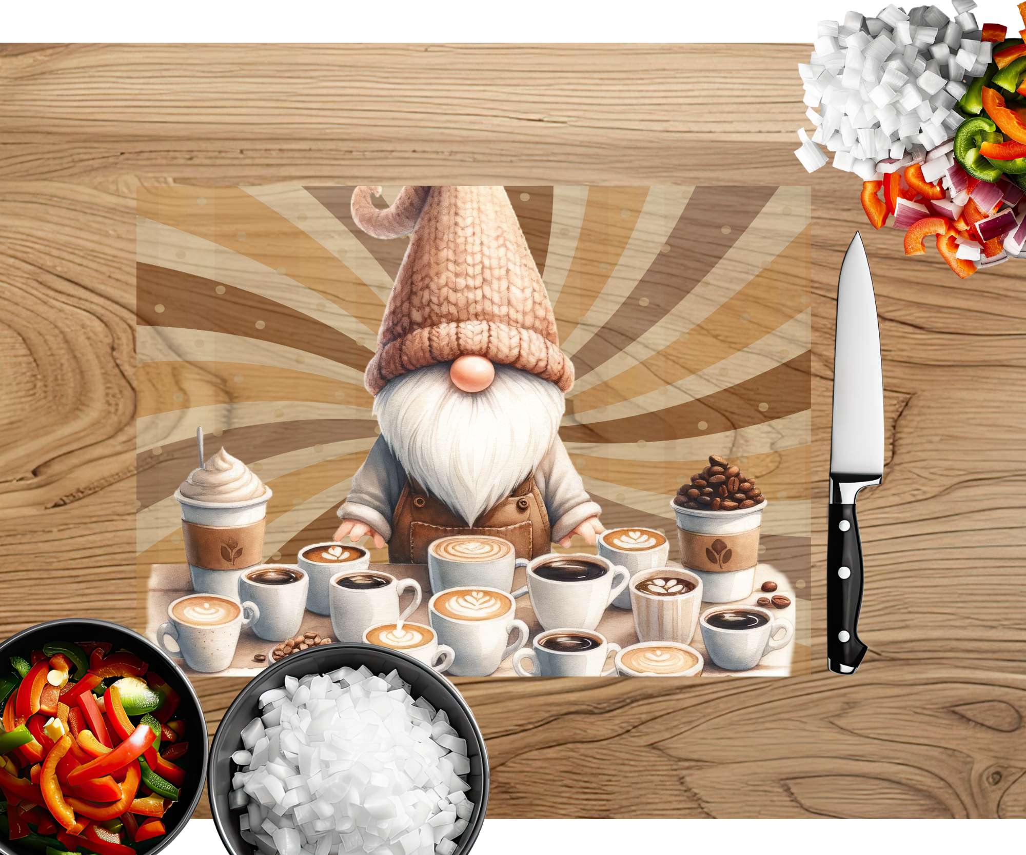Brew‑tiful Morning Coffee Cutting Board