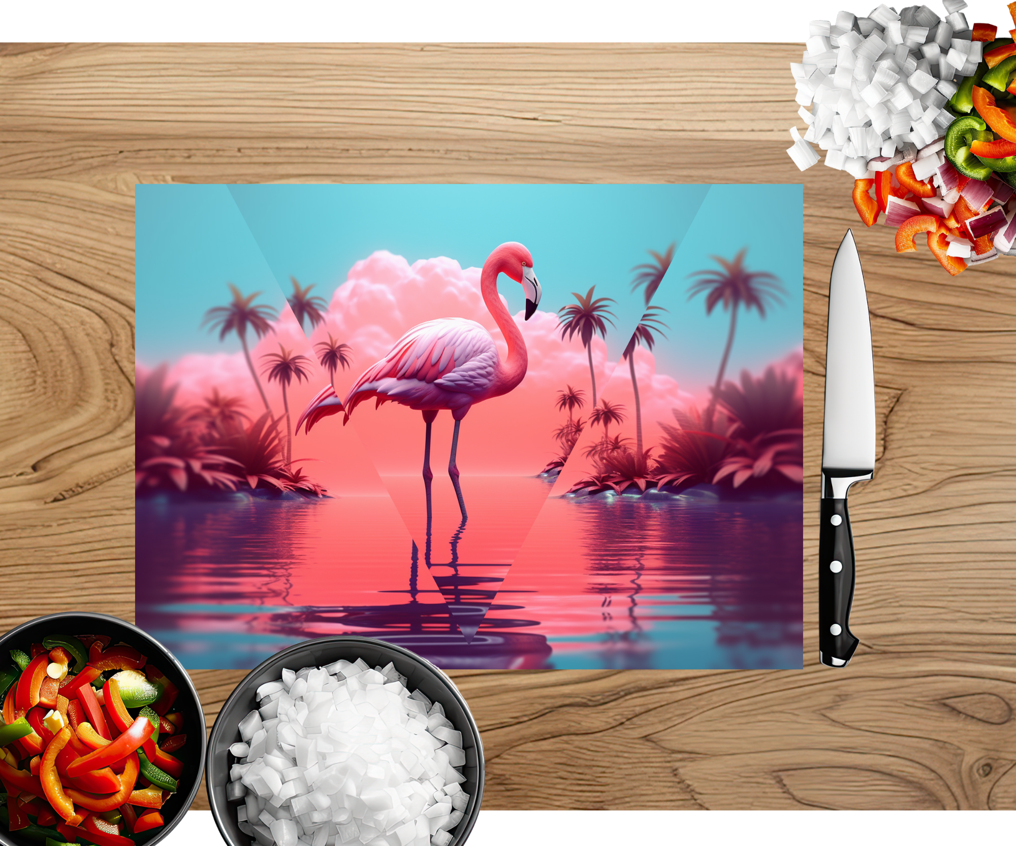 Flamingle & Chop Cutting Boards