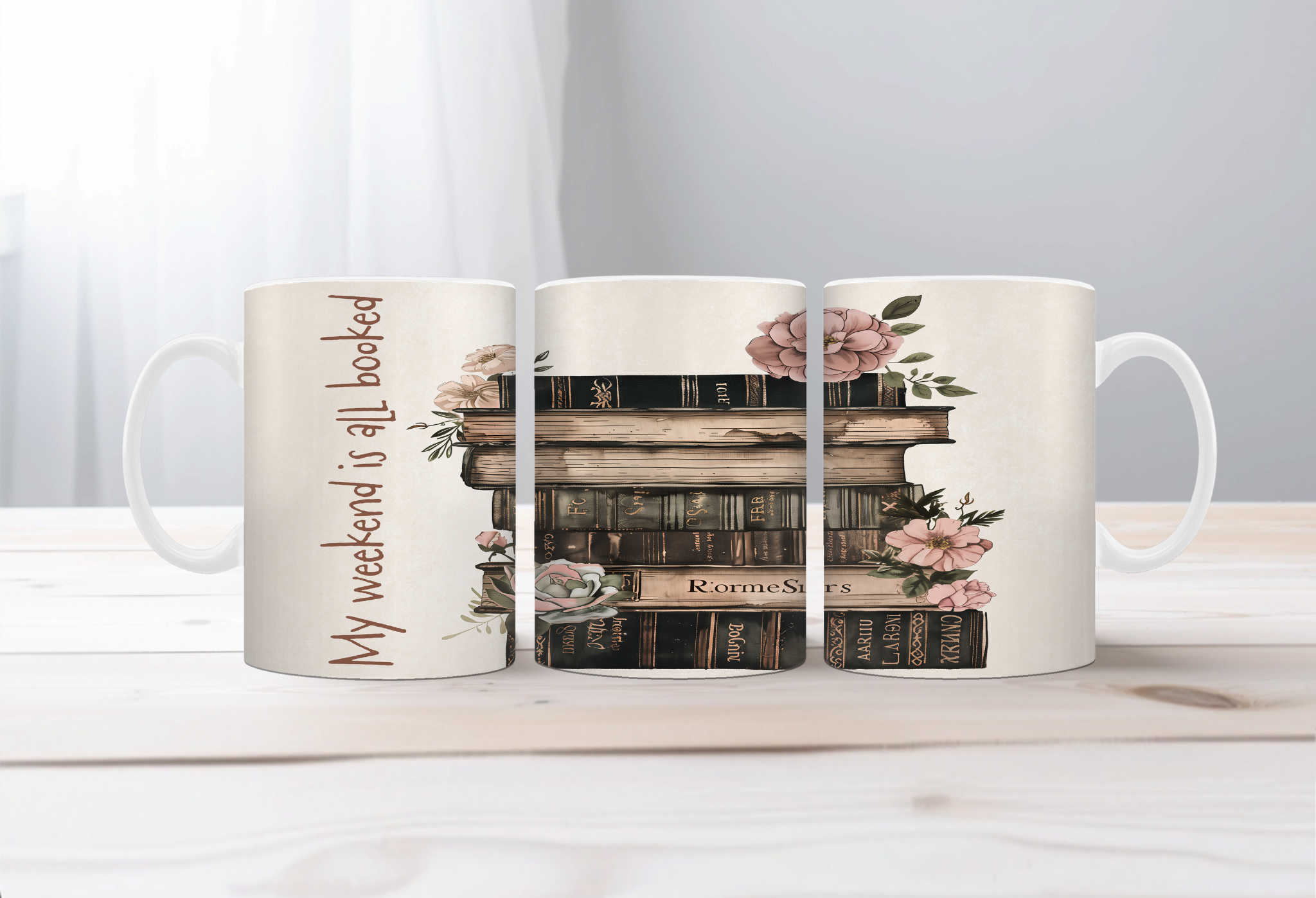 Chapter Sips Book Lover Mug. Two Sizes and Multiple images to choose from.