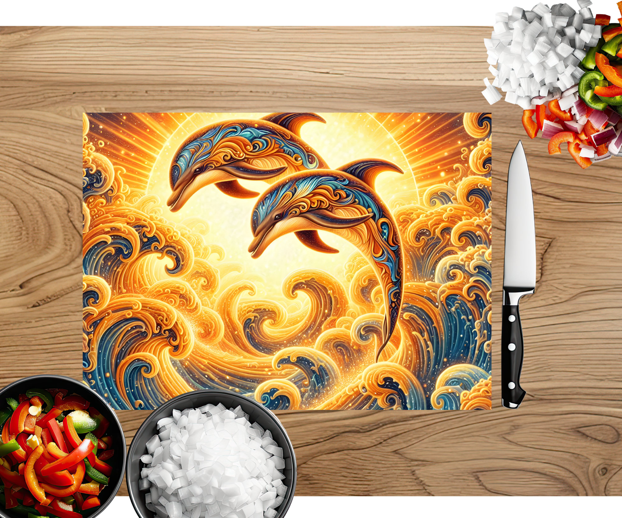 Make a Splash Dolphin Cutting Board