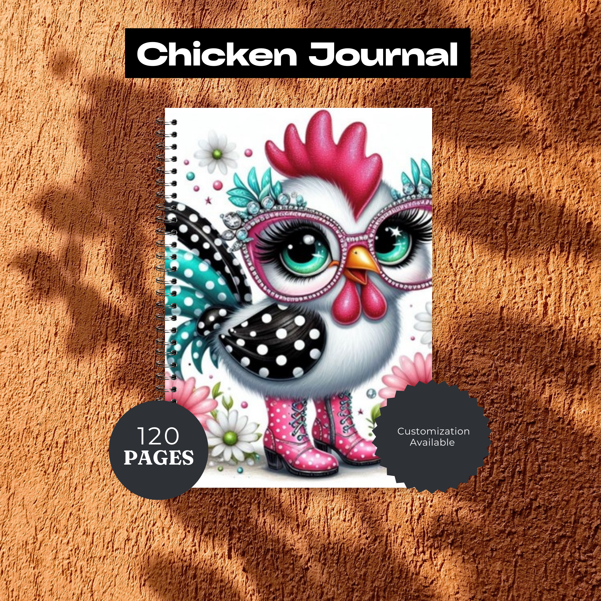 Cluck & Create Chicken Journals