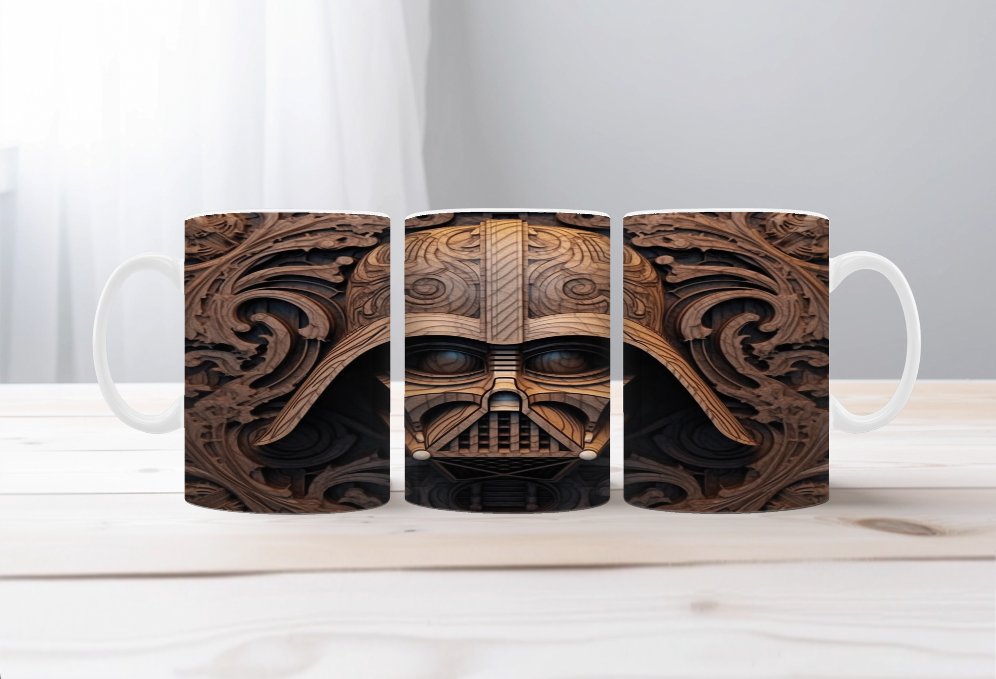 Vader image Coffee Mugs. Start your morning on the Dark Side — in the best way.