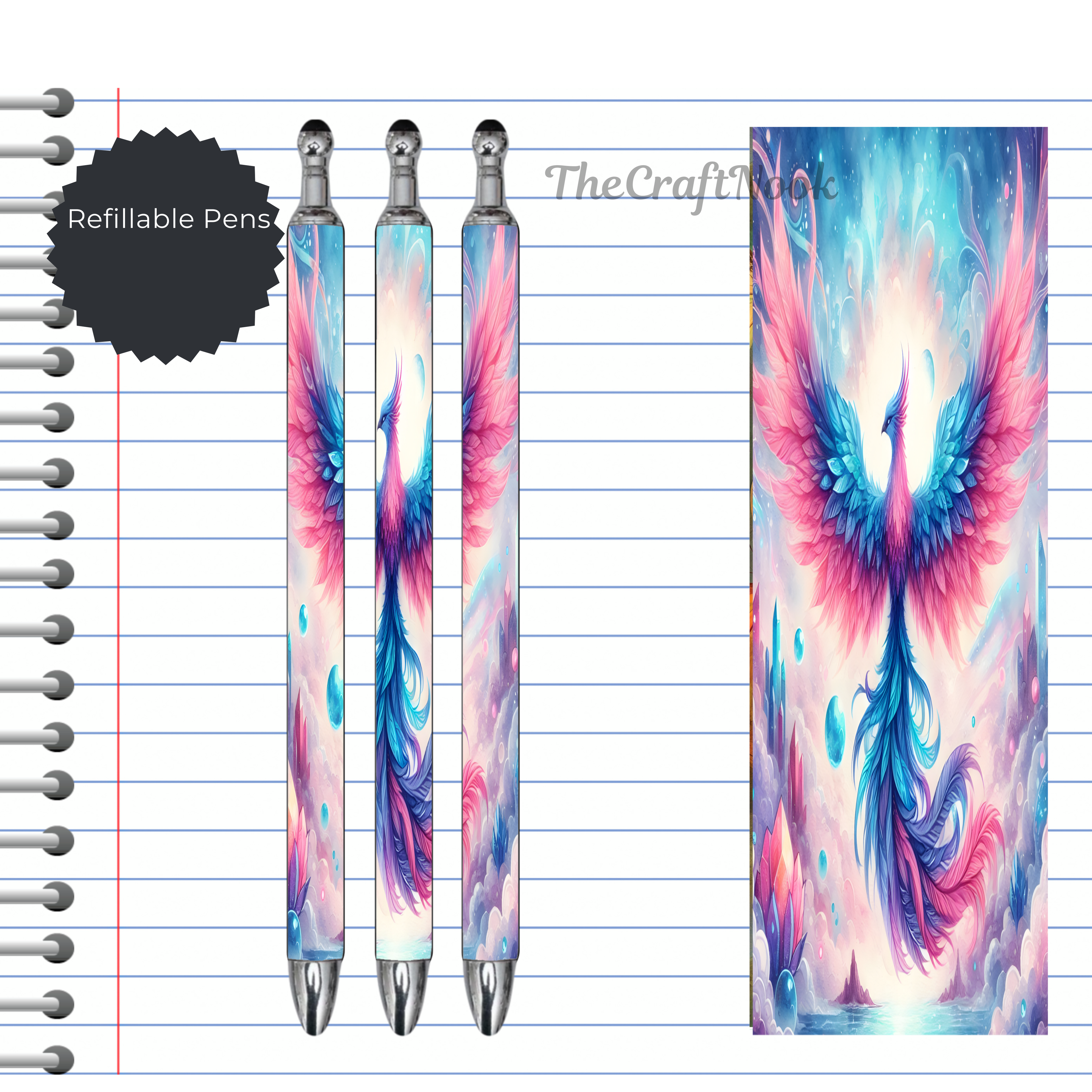 Phoenix Refillable Pens, multiple options and Images available.