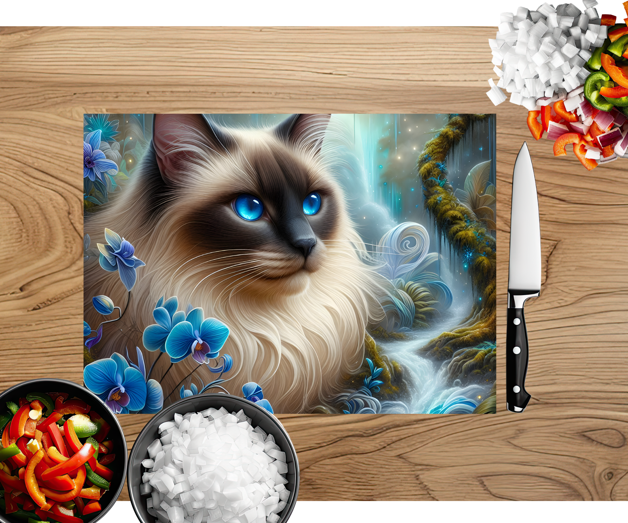 Purrfect Prep Cutting Board