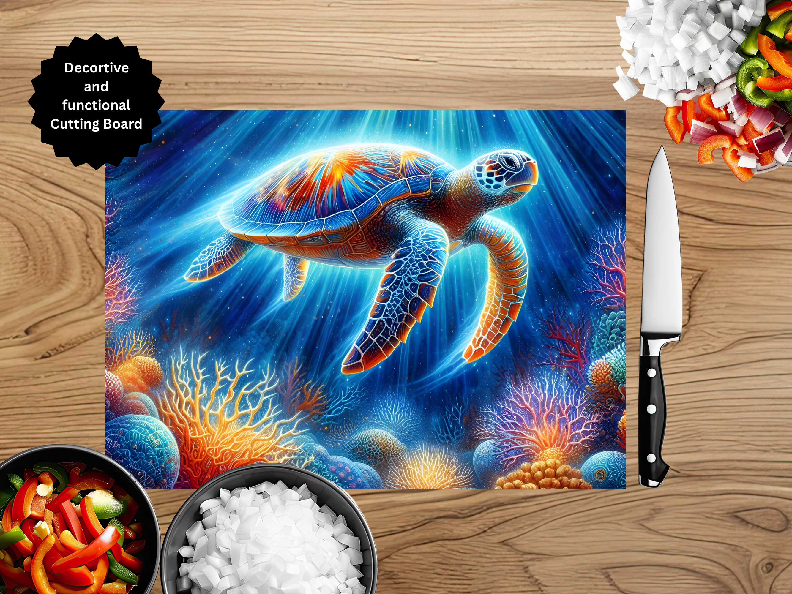 Sea Turtle Cutting Board