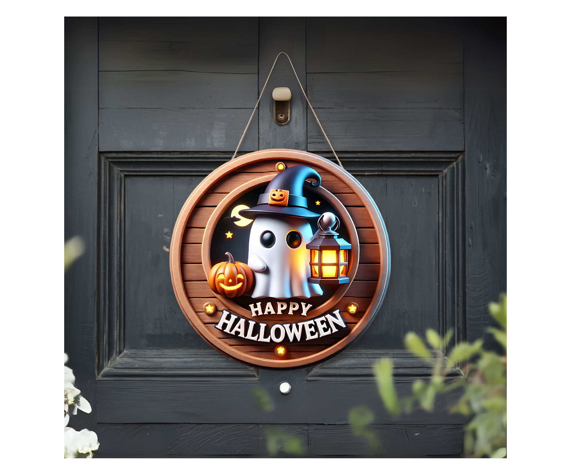 Spooky season Halloween Door signs