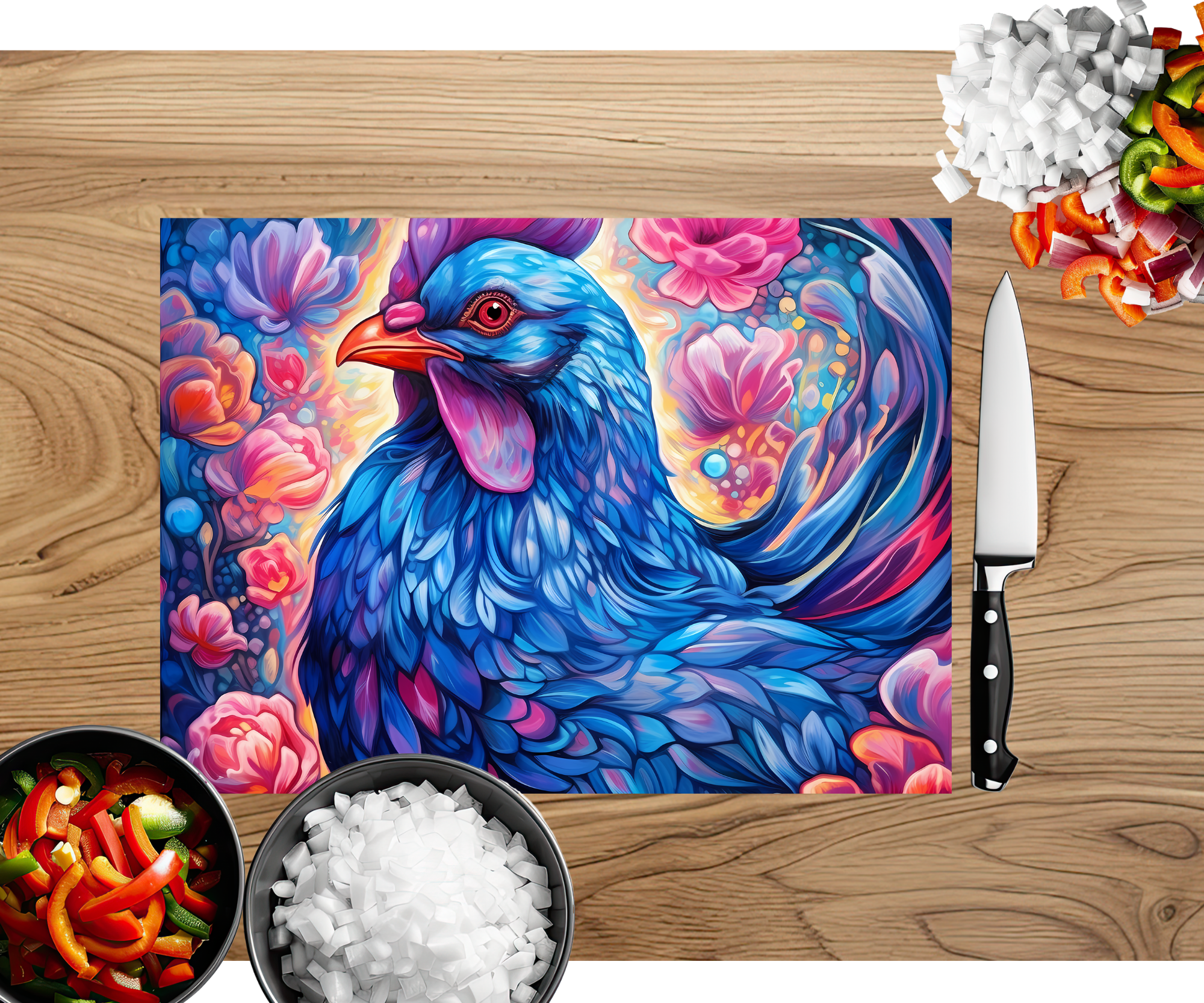 Cluck and Chop Chicken Cutting Boards