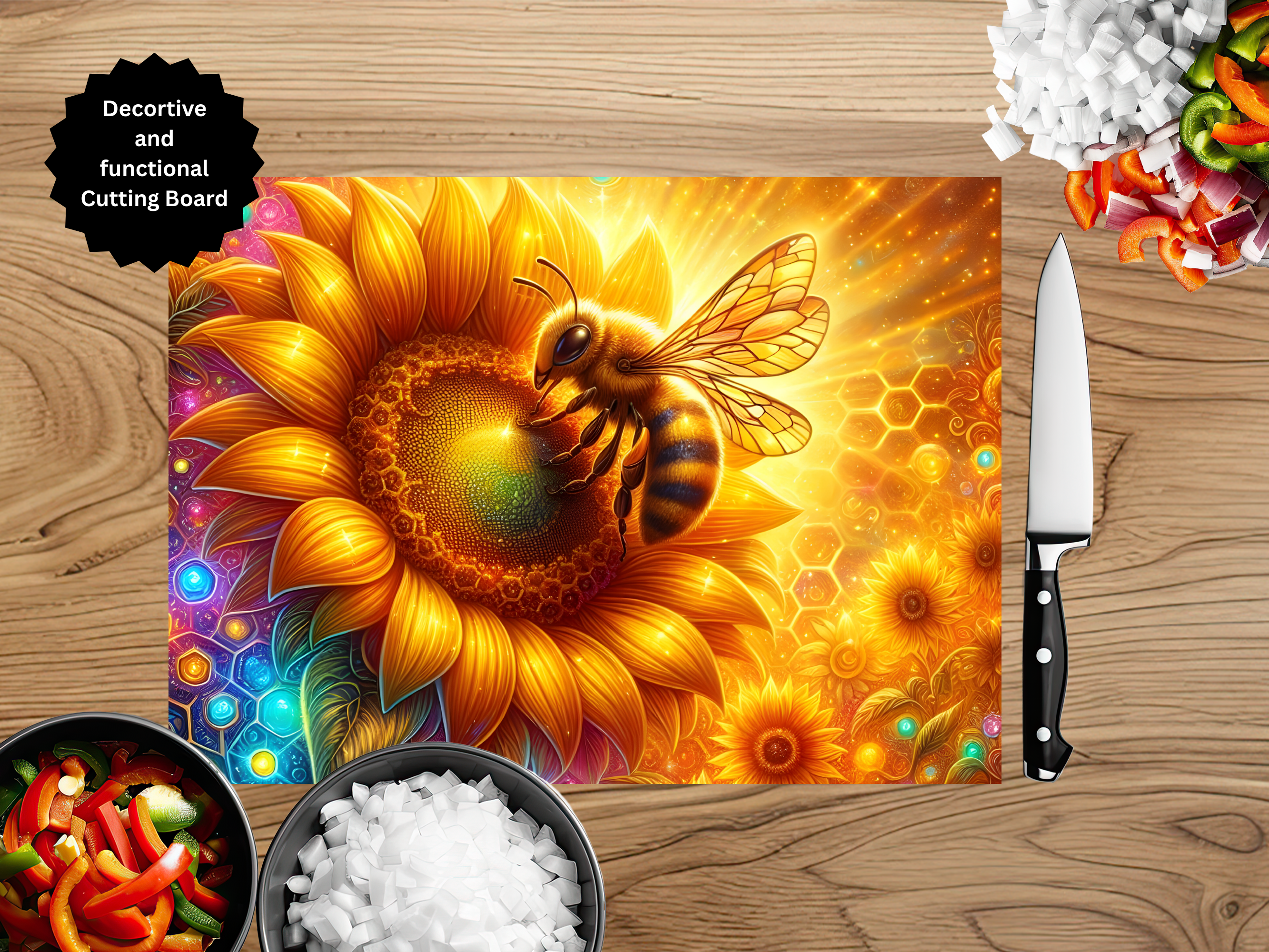 Honeybee Cutting board