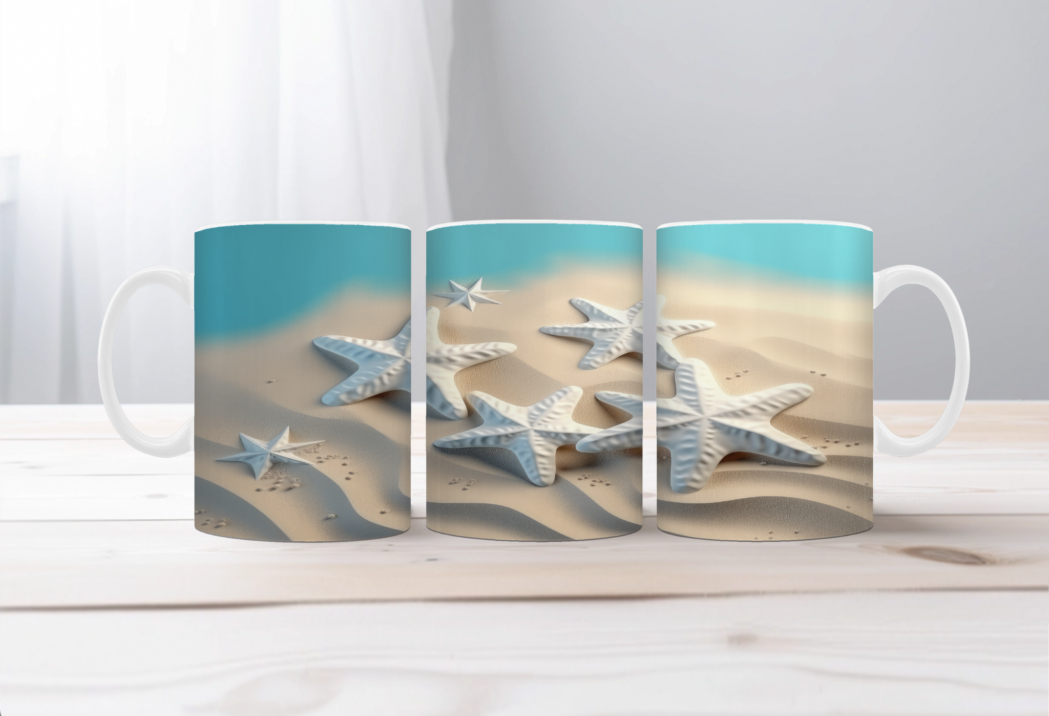 Beachy Bliss coffee mugs