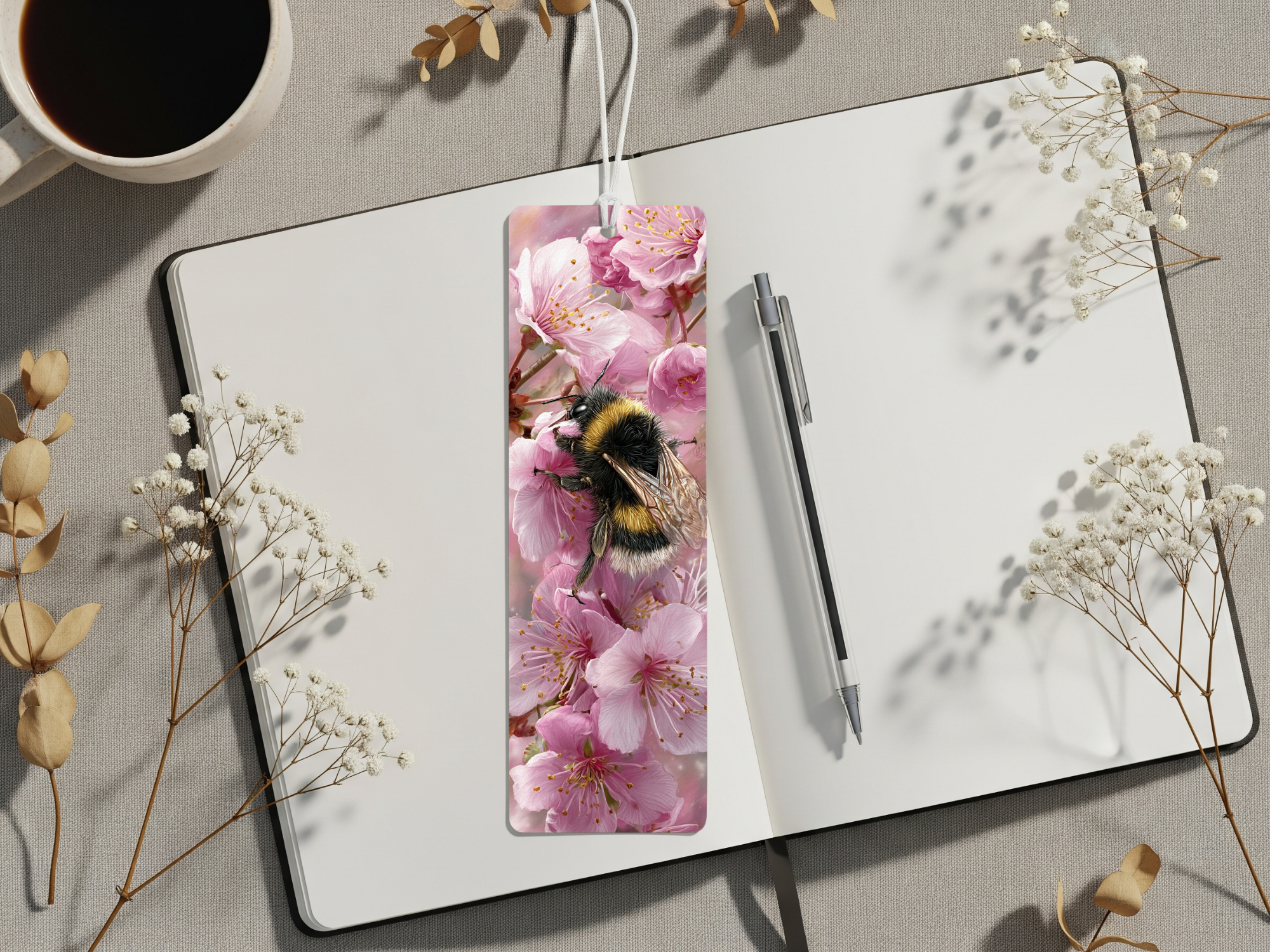 Aluminum Metal Bookmarks, Honeybee Images Make every chapter “bee” sweet! 🐝💛