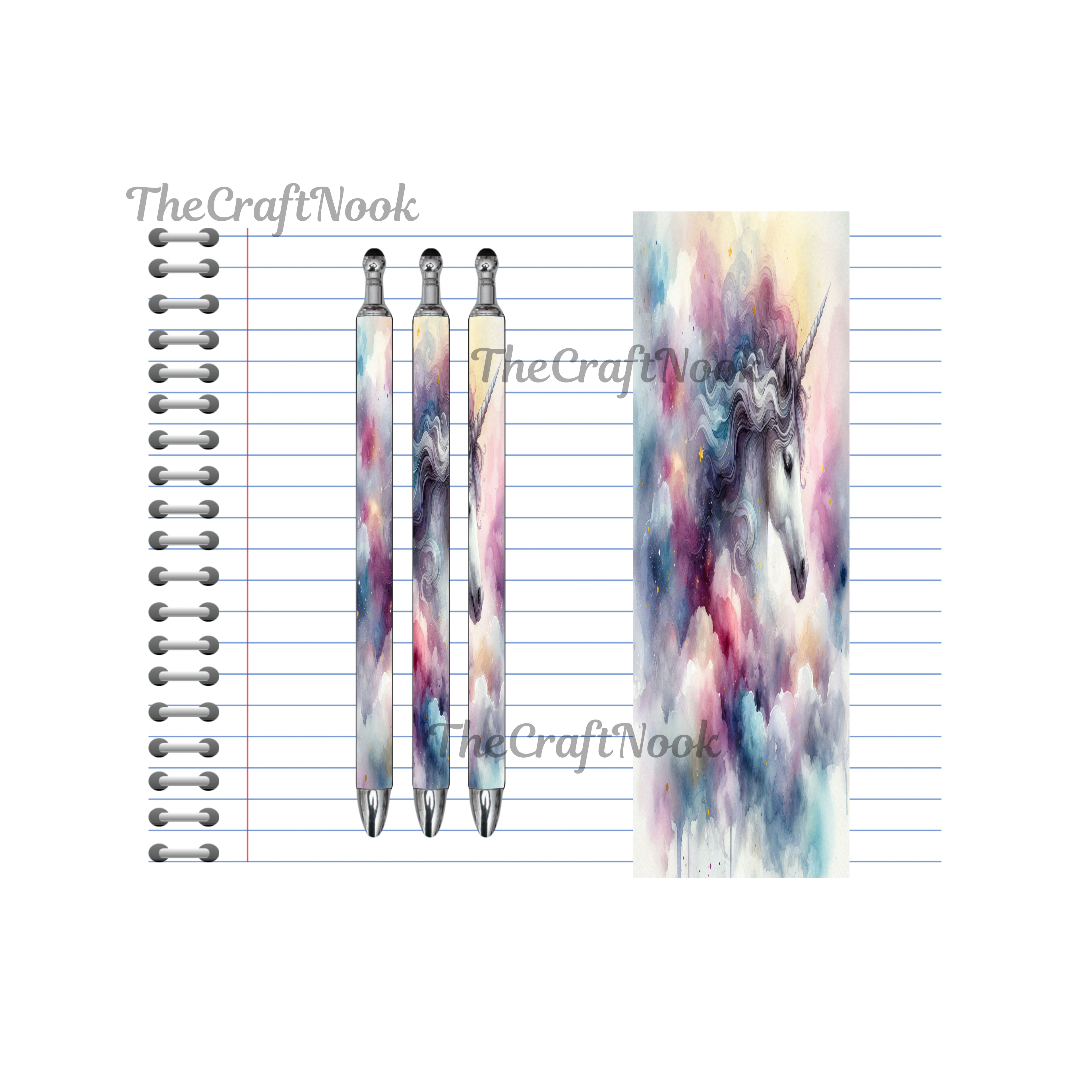 Refillable Pens, Unicorn Images multiple options and Images available.