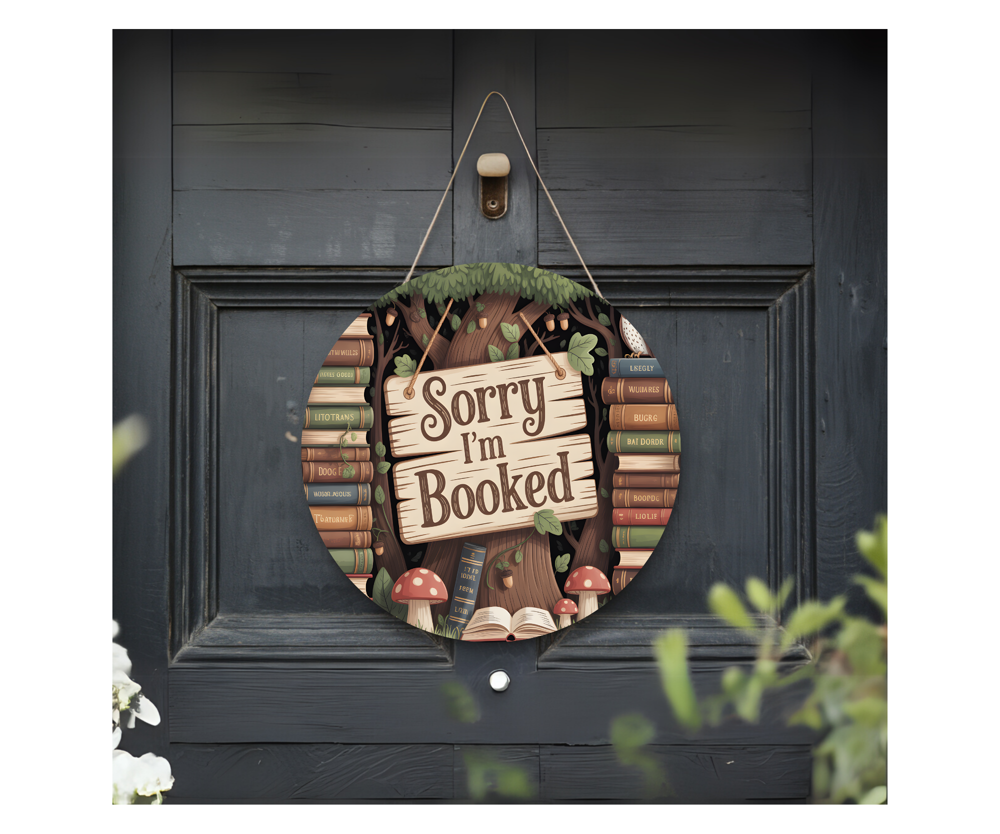 Book Nook Door Signs