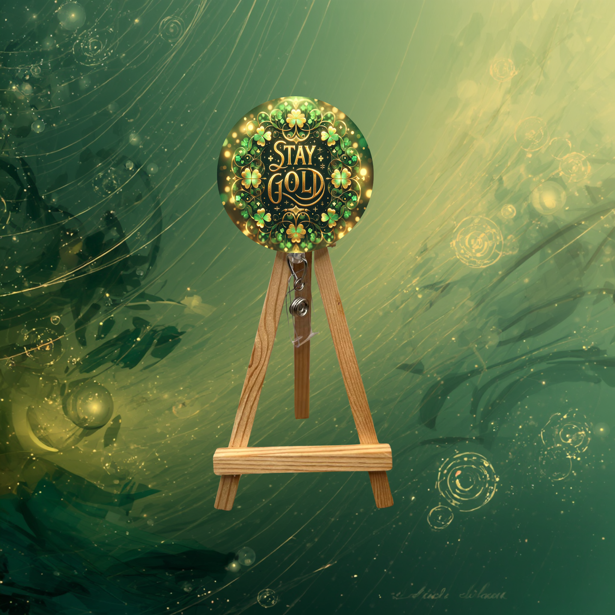 Lucky Charm Badge Pull for St. Patrick’s Day