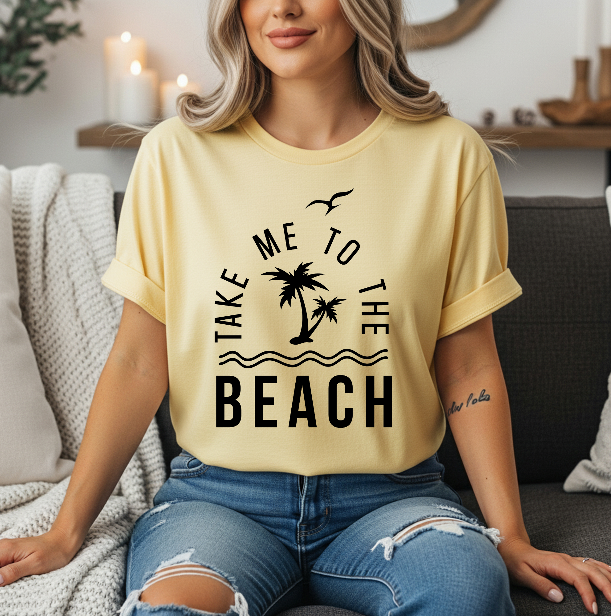 To the Beach Graphic Tee