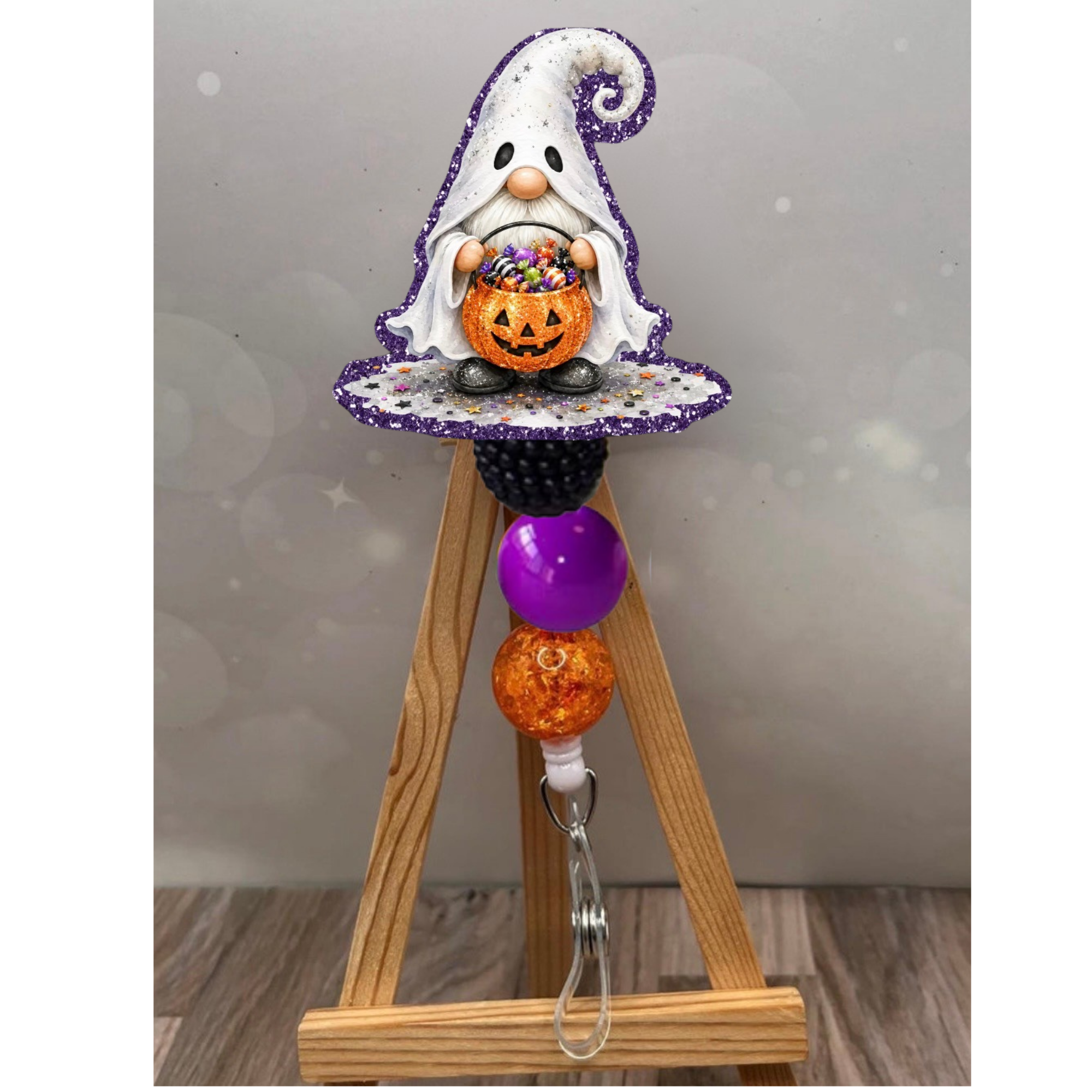 Ghost Gnome Badge Pull