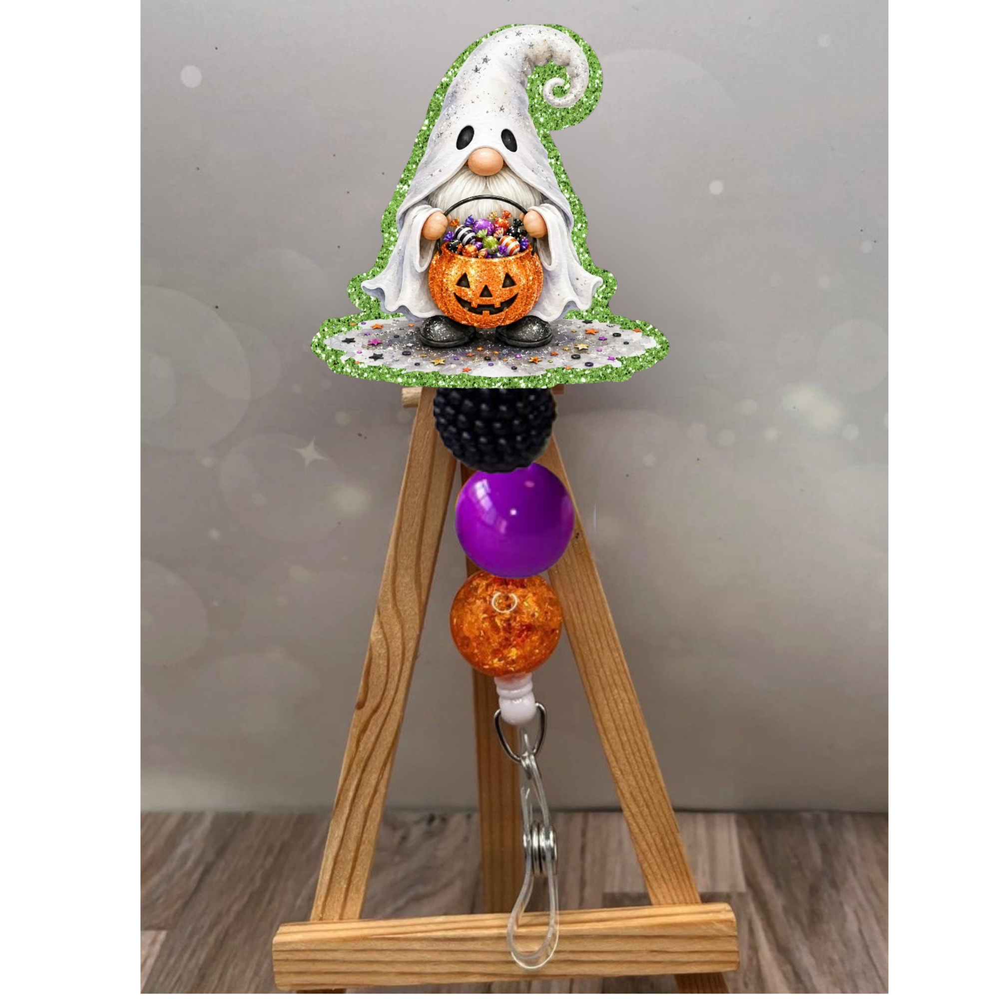 Ghost Gnome Badge Pull