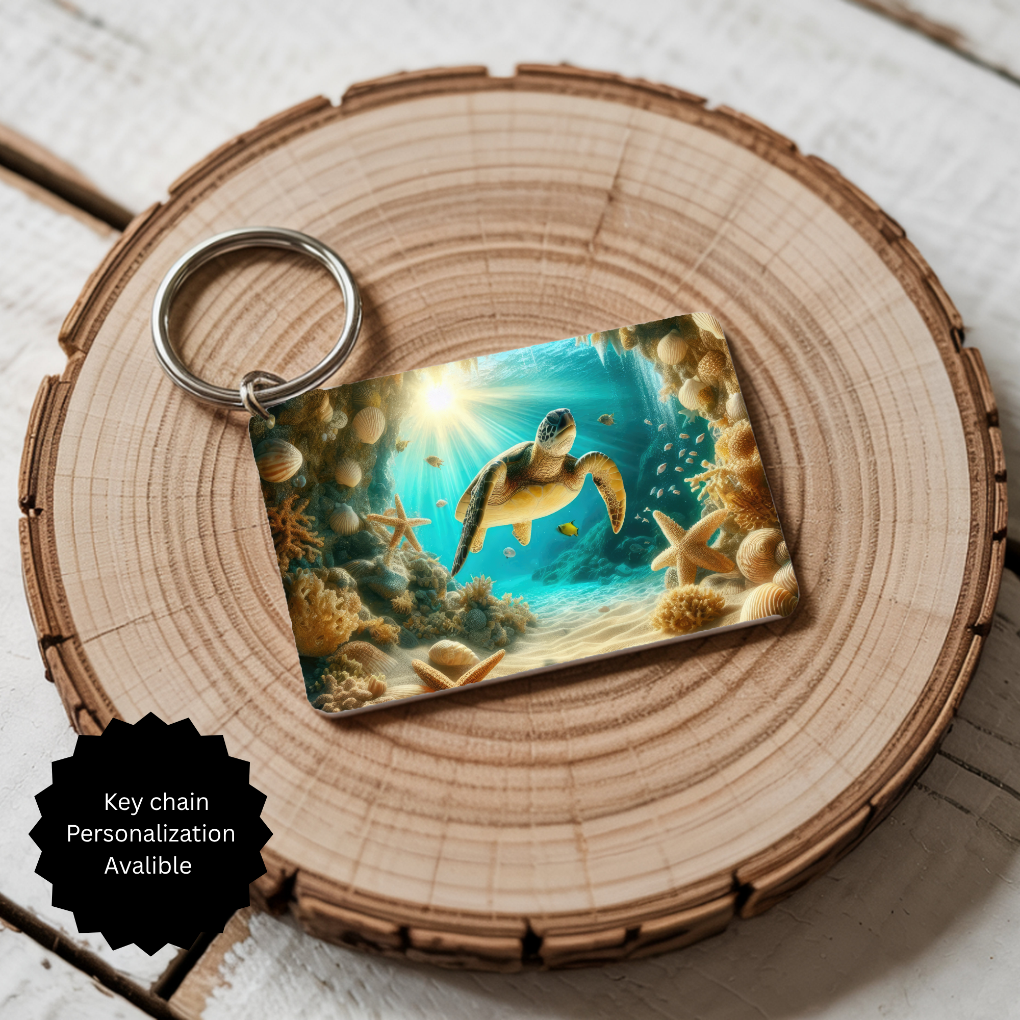 Sea Turtle Keychain