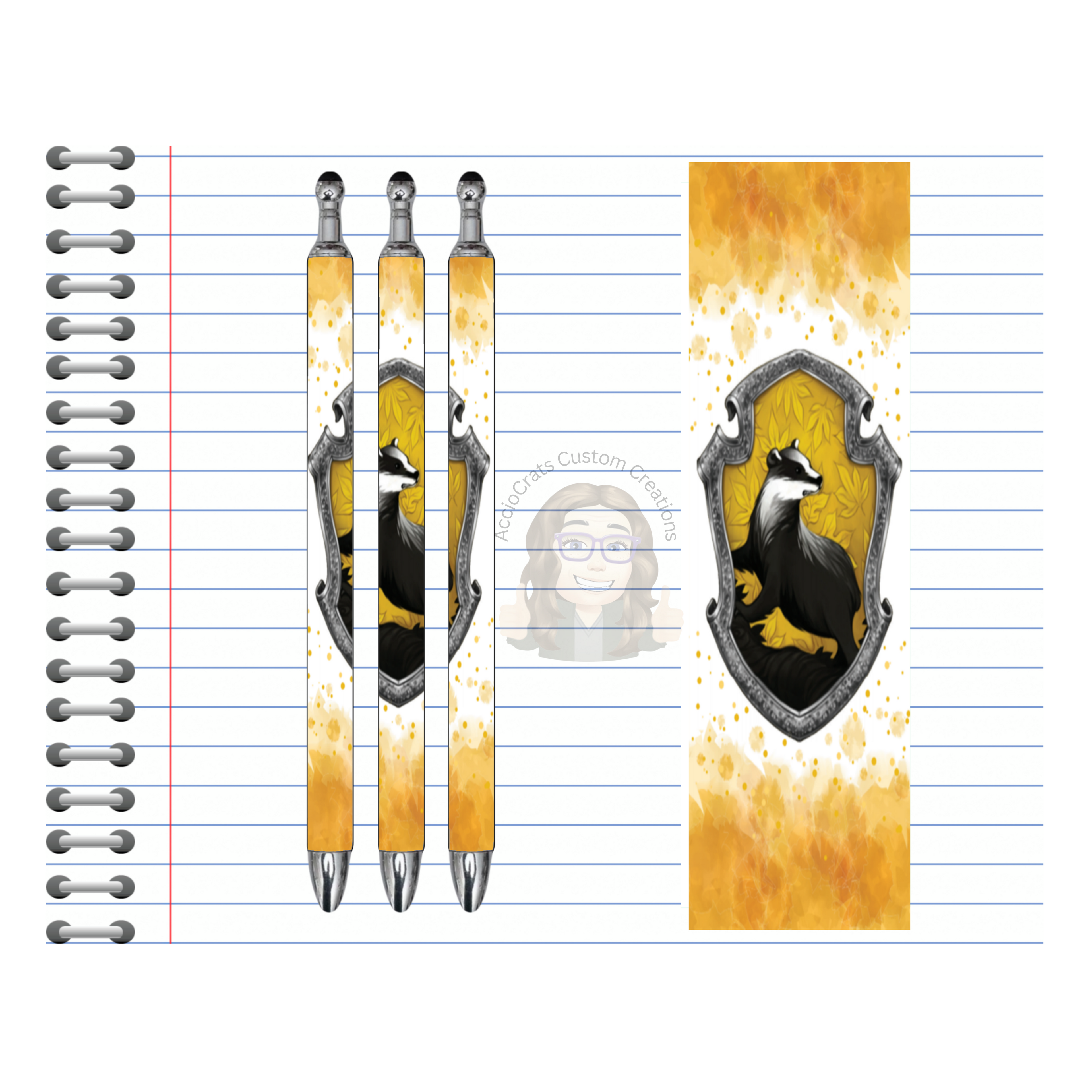 Refillable Pens, Wizard Images. Write with a little magic! ✨🪄Multiple options and Images available.