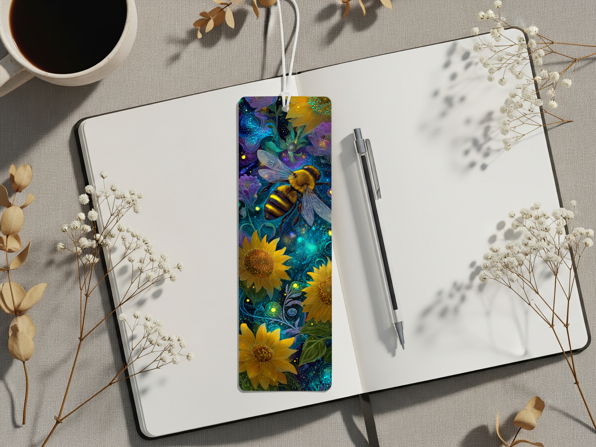 Aluminum Metal Bookmarks, Honeybee Images Make every chapter “bee” sweet! 🐝💛