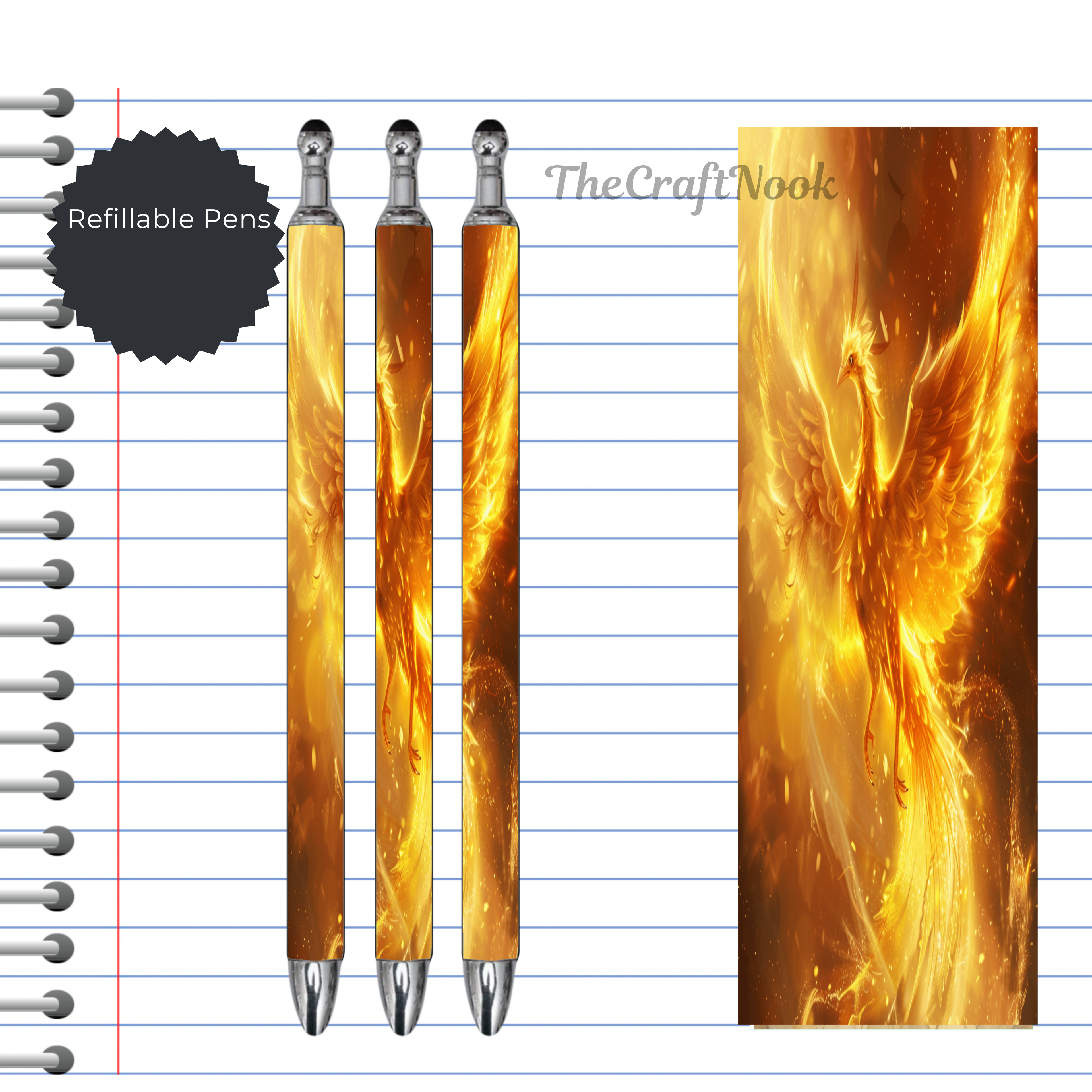 Phoenix Refillable Pens, multiple options and Images available.