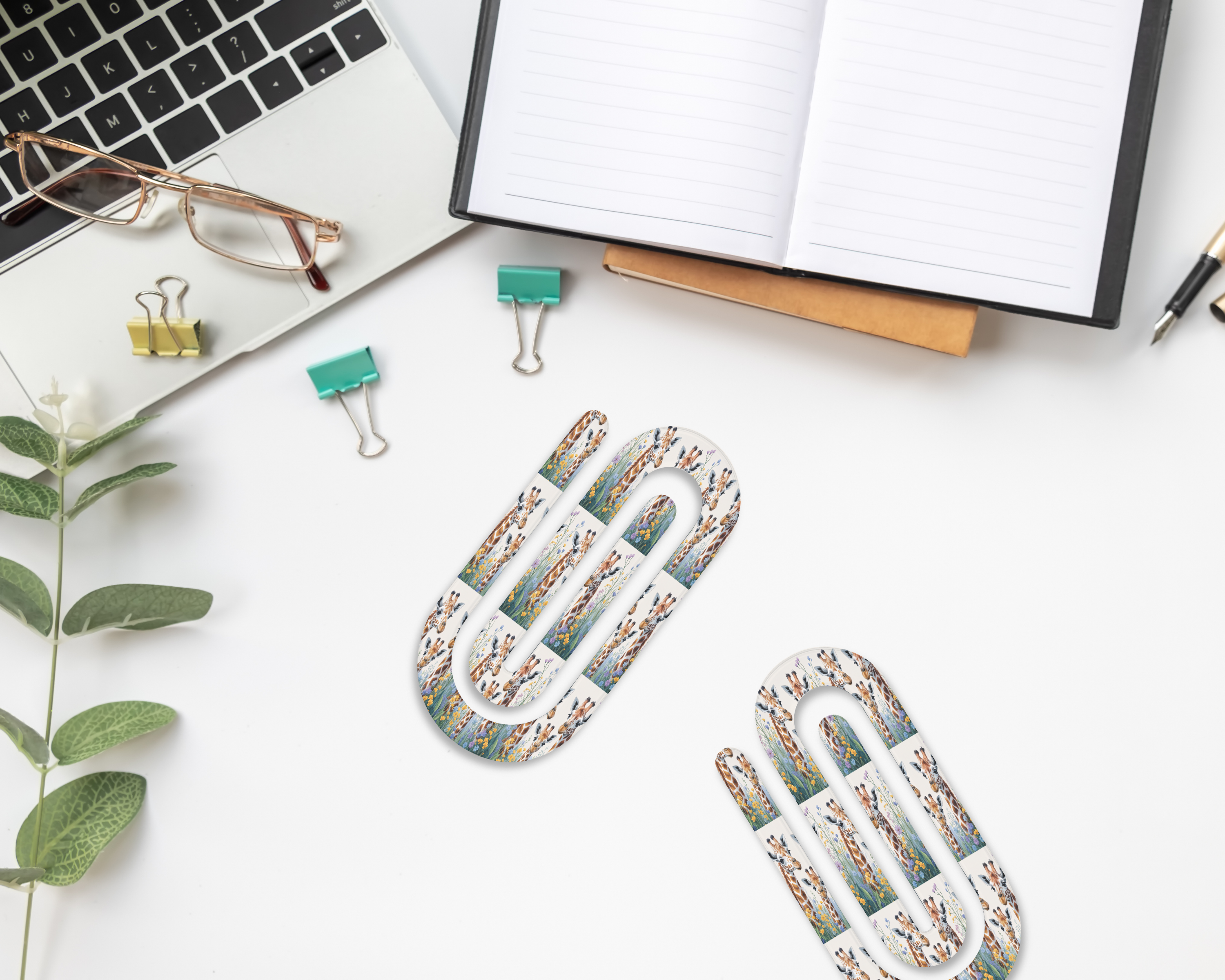 Happy Little Giraffe Planner Clips