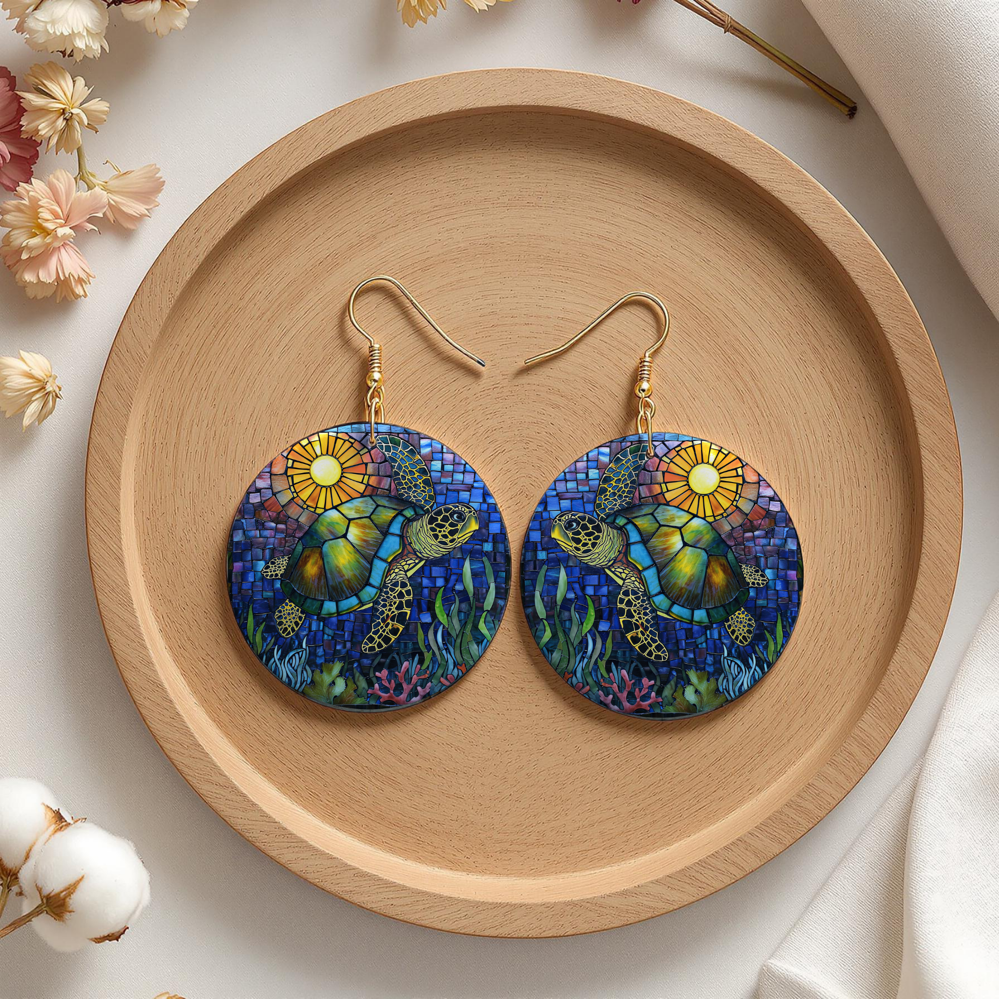 Sea Turtle Earrings — Choose Your Design