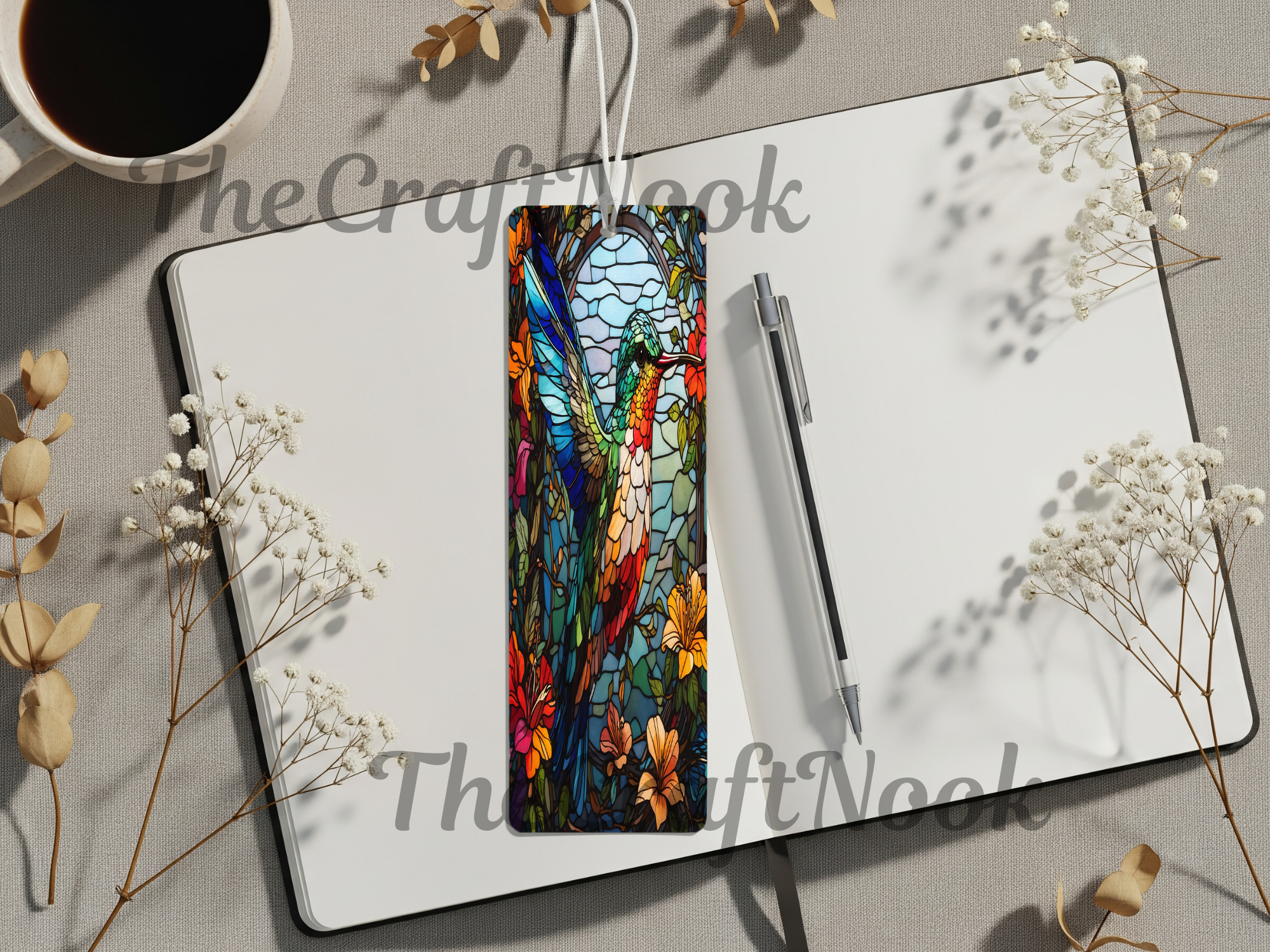 Aluminum Metal Bookmarks, Hummingbird Images Let your next chapter bloom. 🌺✨