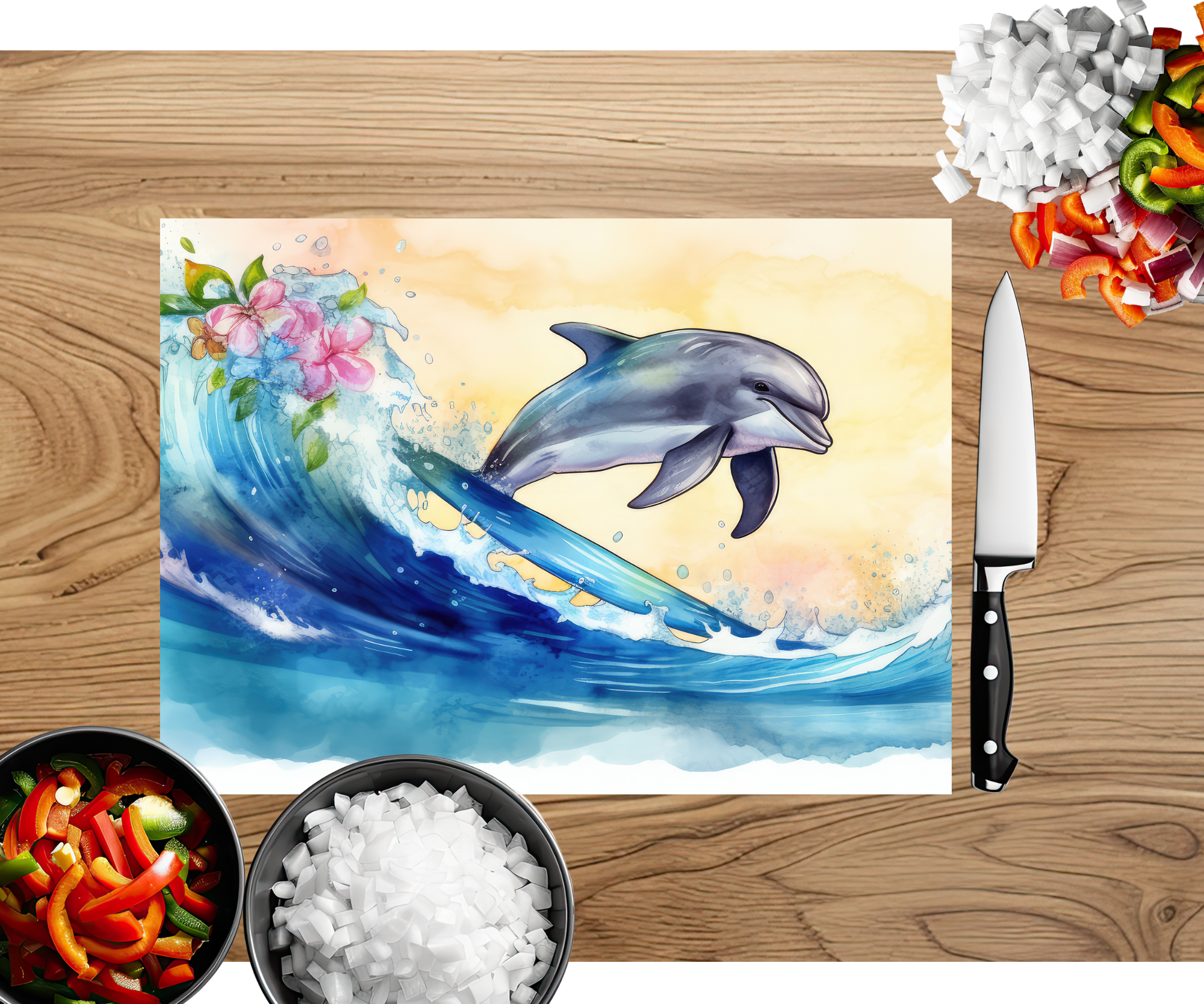 Make a Splash Dolphin Cutting Board