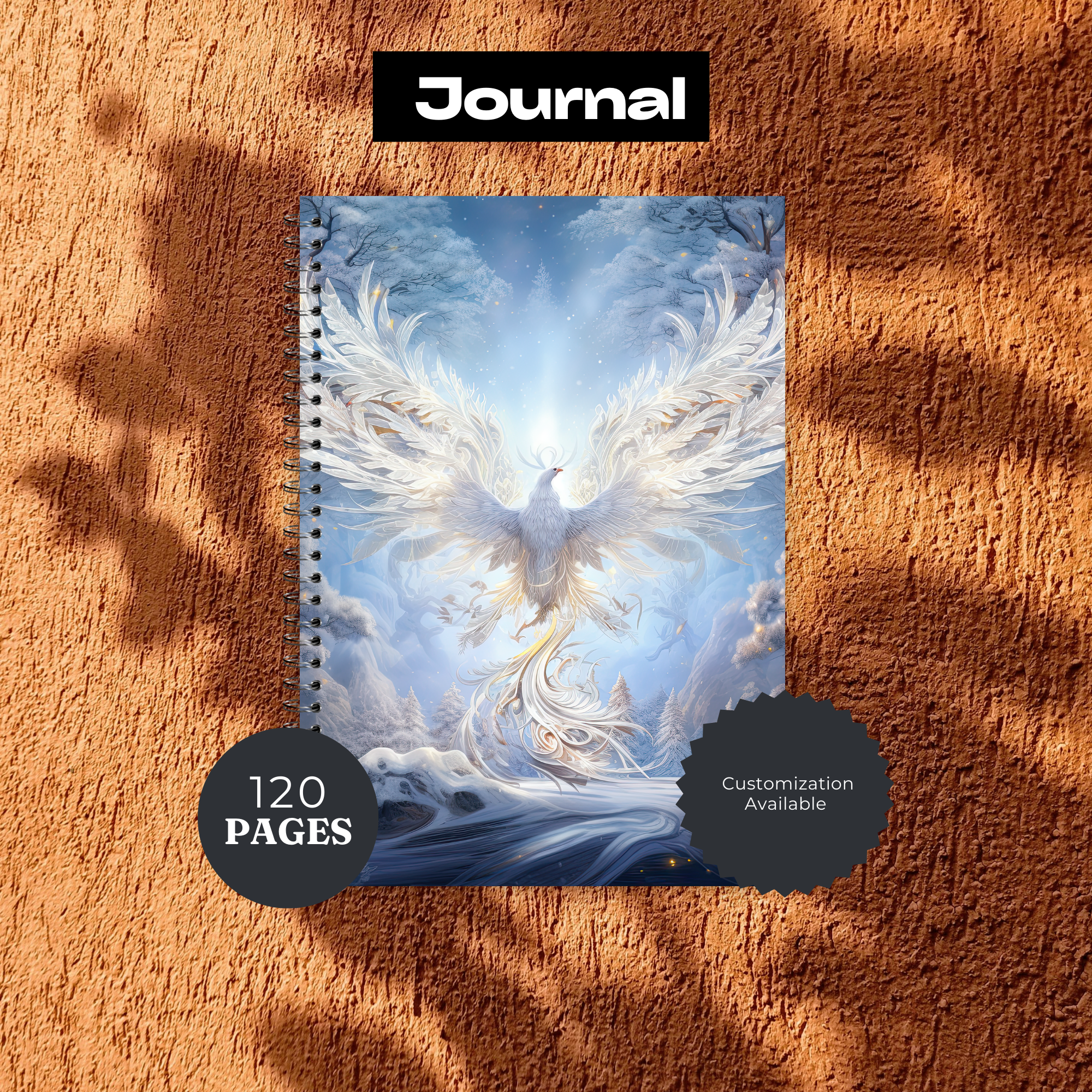 Phoenix Journal - 120 Page Lined Notebook for Writing & Planning
