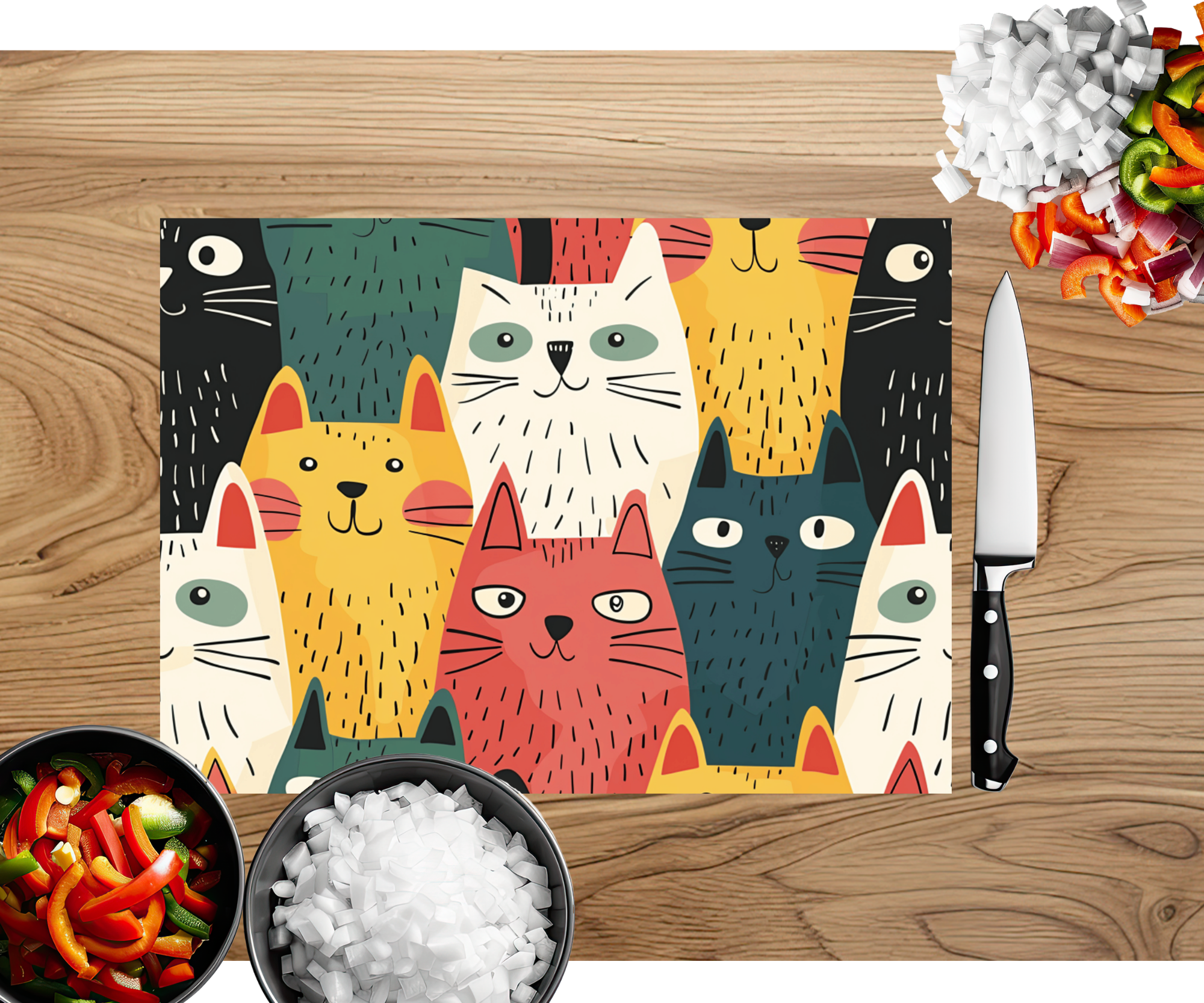Purrfect Prep Cutting Board